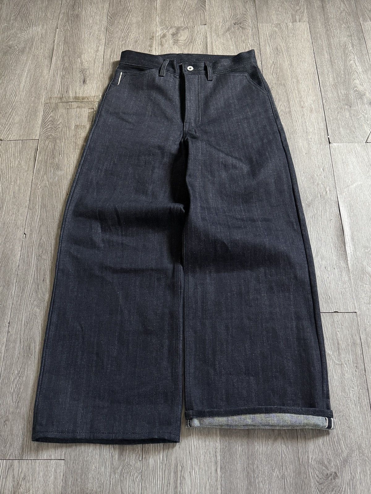 Acne Studios DOOF.YOUTH 15.5 OZ DEEP INDIGO RAW SELVEDGE DENIM Size US 32 / EU 48 - 2 Thumbnail