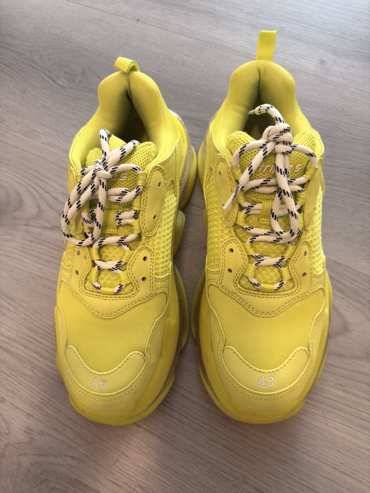 Balenciaga Balenciaga Triple S Clear Sole - Fluo Size US 10 / EU 43 - 11 Thumbnail