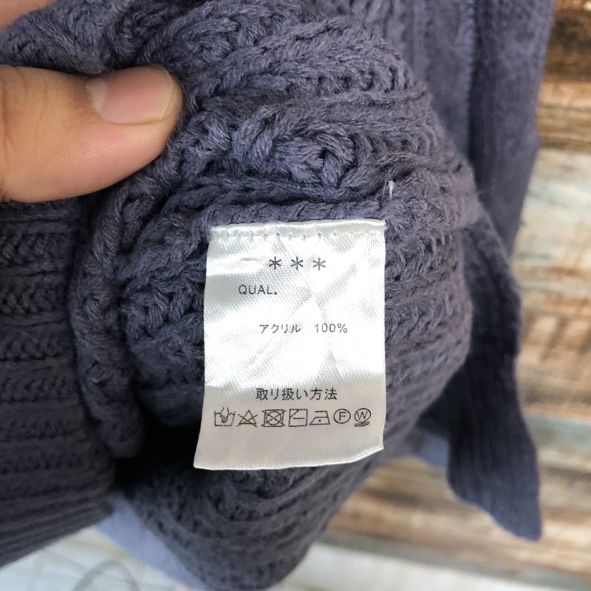 Homespun Knitwear Mono Mart Purple faded cable Knitwear #A1843 Size US XL / EU 56 / 4 - 11 Thumbnail