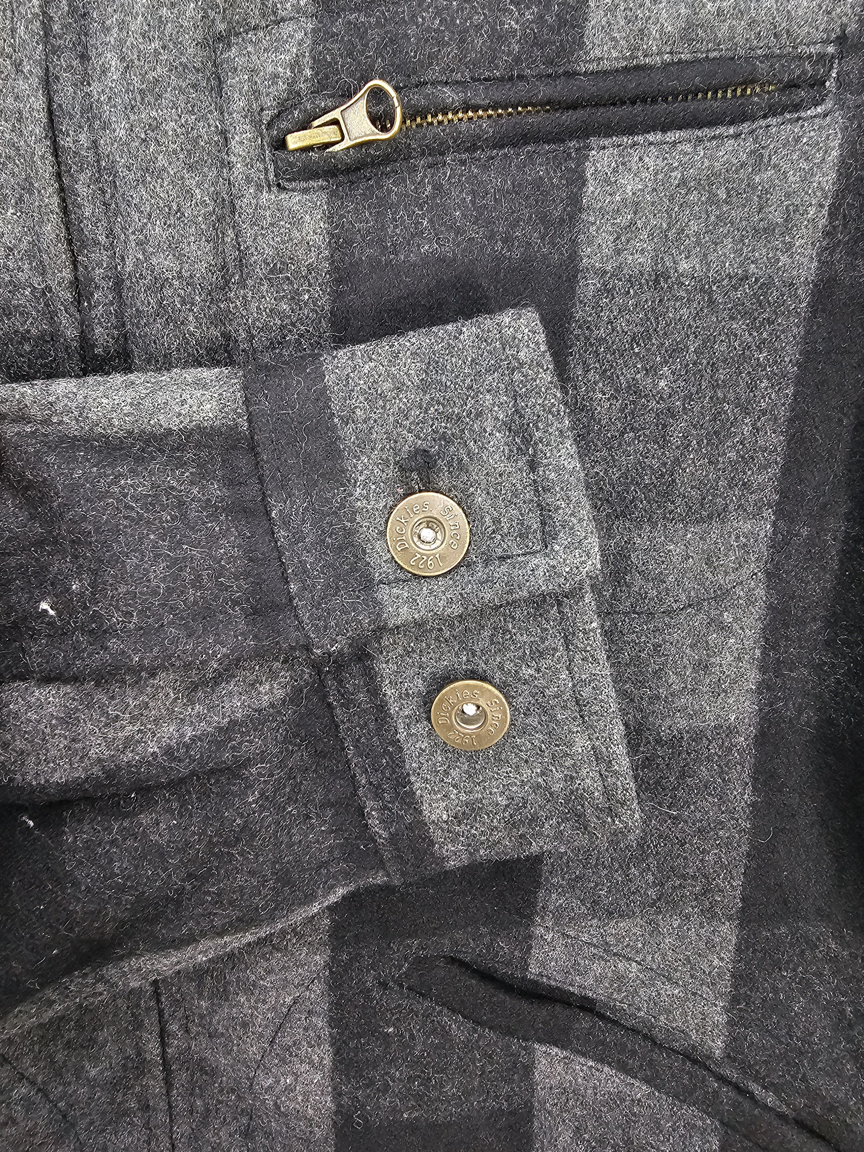 Dickies DICKIES Work Wear Workers Wool Plaid Checked Jacket J0141 Size US L / EU 52-54 / 3 - 5 Thumbnail