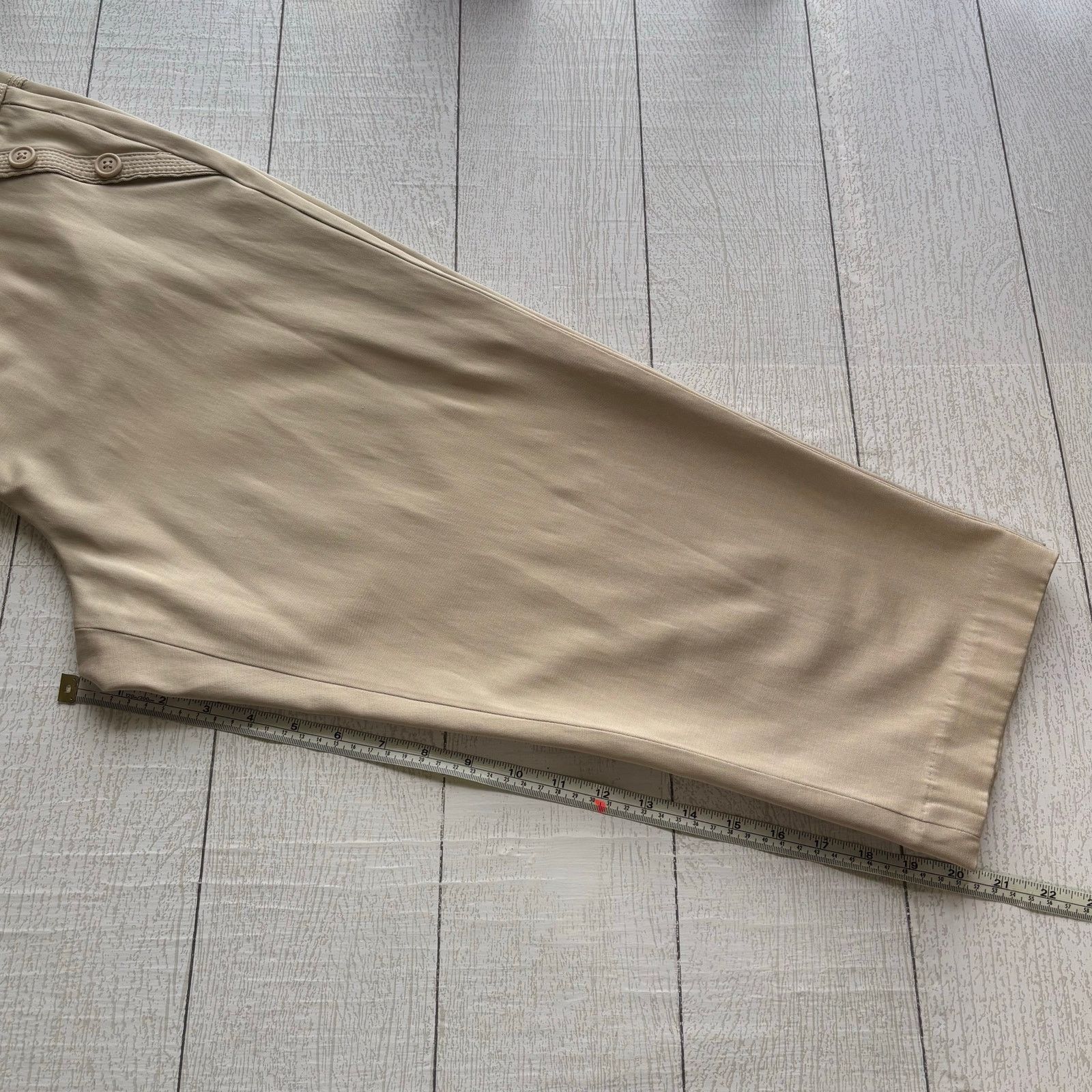 Other Zac & Rachel Tan Khaki Capri Pants Size 16 Stretch Pockets Size 38" / US 16 / IT 52 - 7 Thumbnail