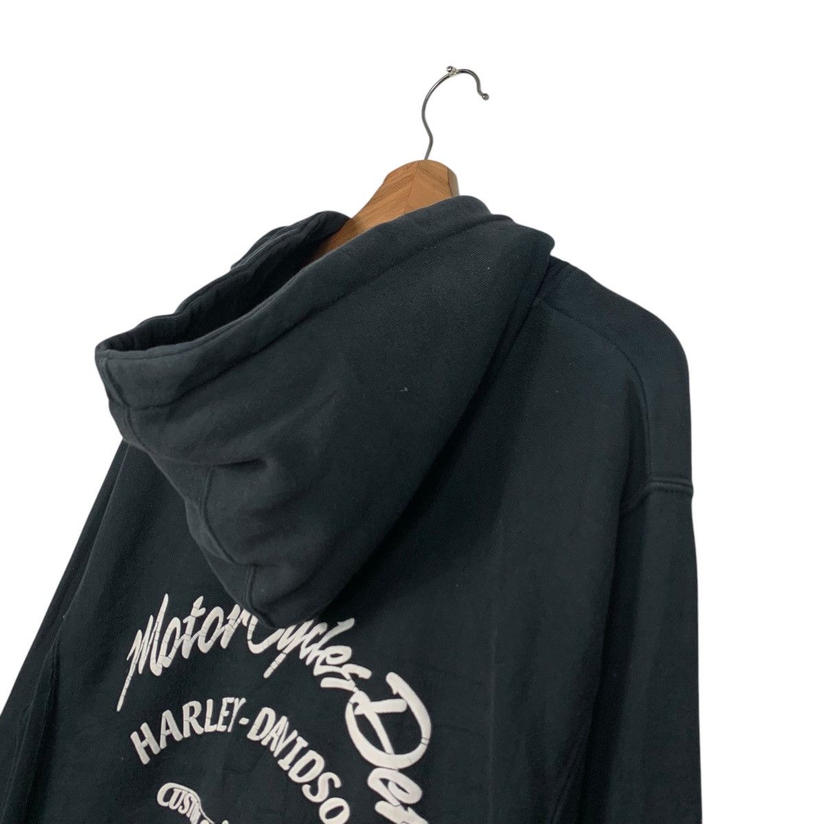 Harley Davidson HARLEY DAVIDSON Big Logo Zipper Hoodie Sweatshirt #2662-C119 Size US M / EU 48-50 / 2 - 3 Thumbnail