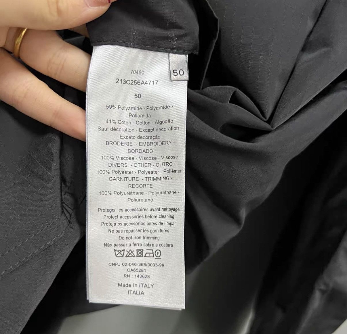 Dior Dior Black Coat J41 Size US M / EU 48-50 / 2 - 3 Thumbnail
