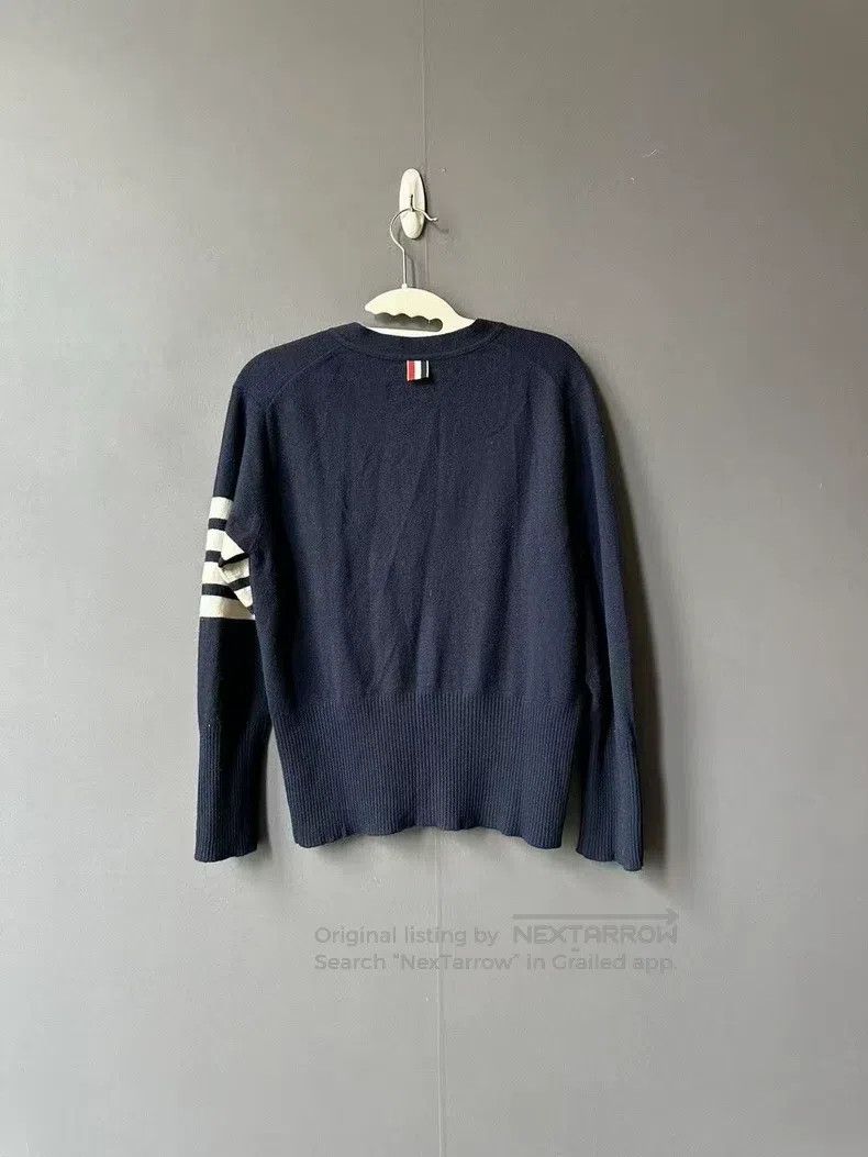 Thom Browne Thom Browne Blue cashmere cardigan Size US M / EU 48-50 / 2 - 2 Thumbnail