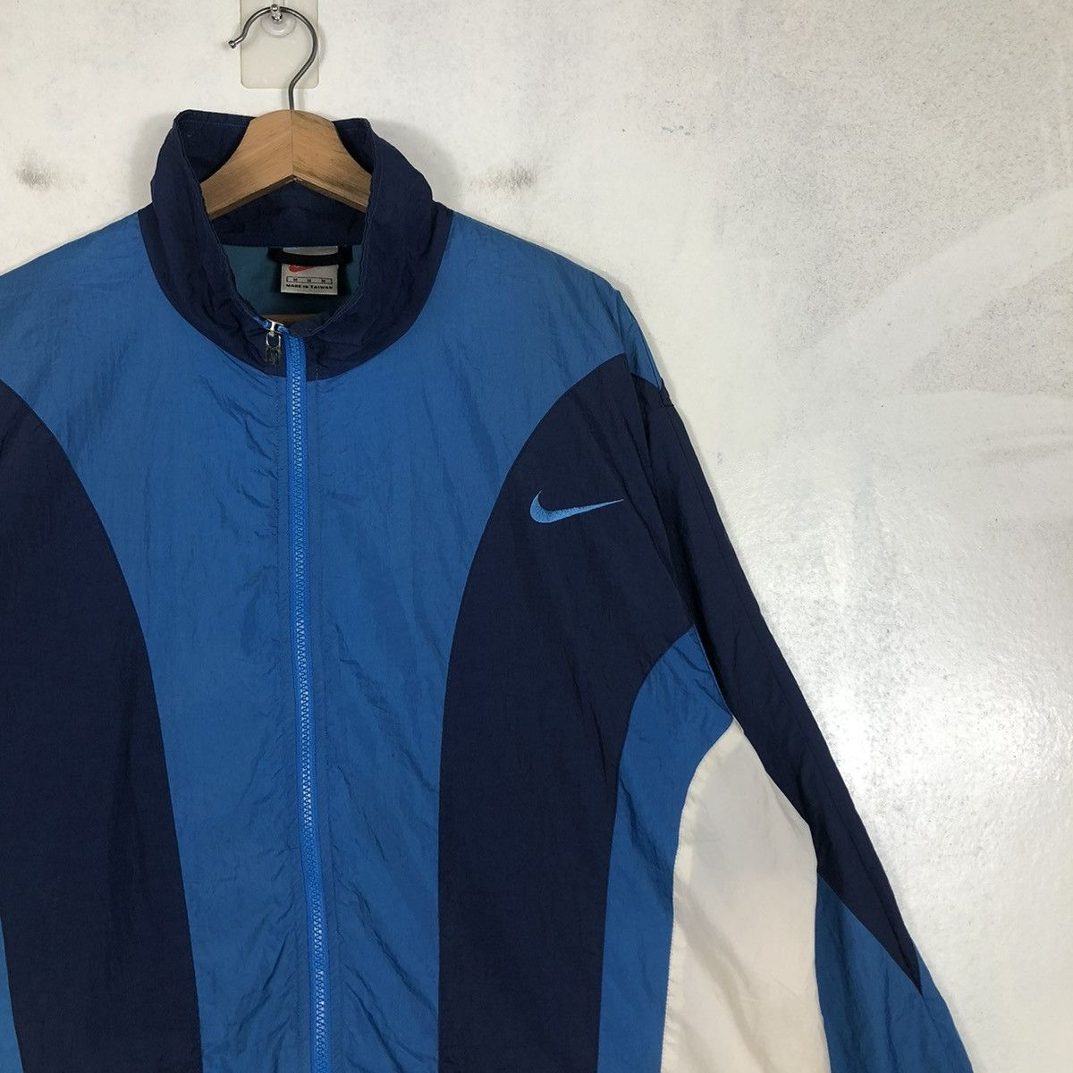 Nike 📌VINTAGE NIKE WINDBREAKER ANORAK JACKET BIG SWOOSH Size US M / EU 48-50 / 2 - 8 Thumbnail