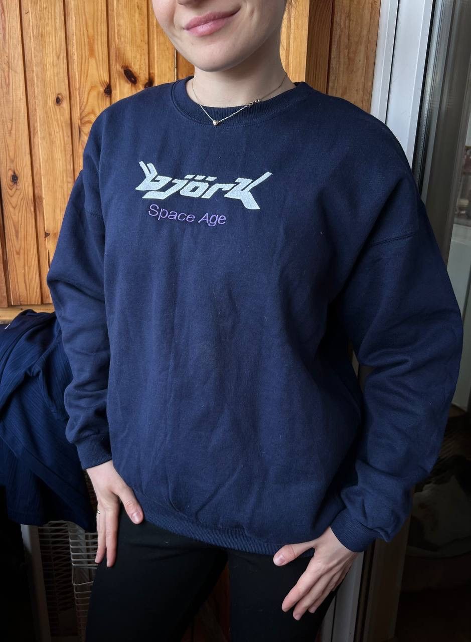 Band Tees VTG 90S Bjork Space Age Tour Vintage Sweatshirt Woman’s L Size L / US 10 / IT 46 - 3 Thumbnail