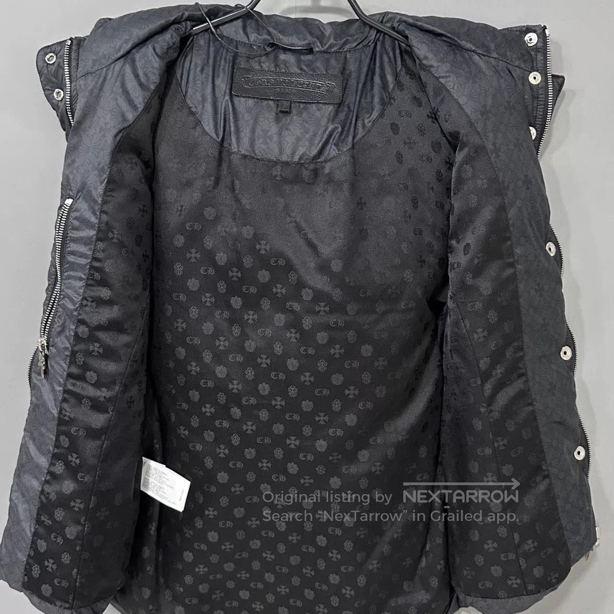 Chrome Hearts chrome hearts black padded vest with hood. Size US S / EU 44-46 / 1 - 4 Thumbnail