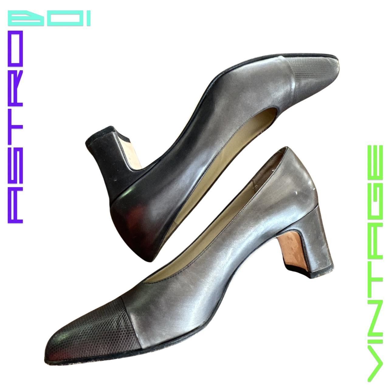 Other VINTAGE BROWN RETRO LEATHER HEELS SIZE 6.5 Size US 6.5 / IT 36.5 - 1 Thumbnail