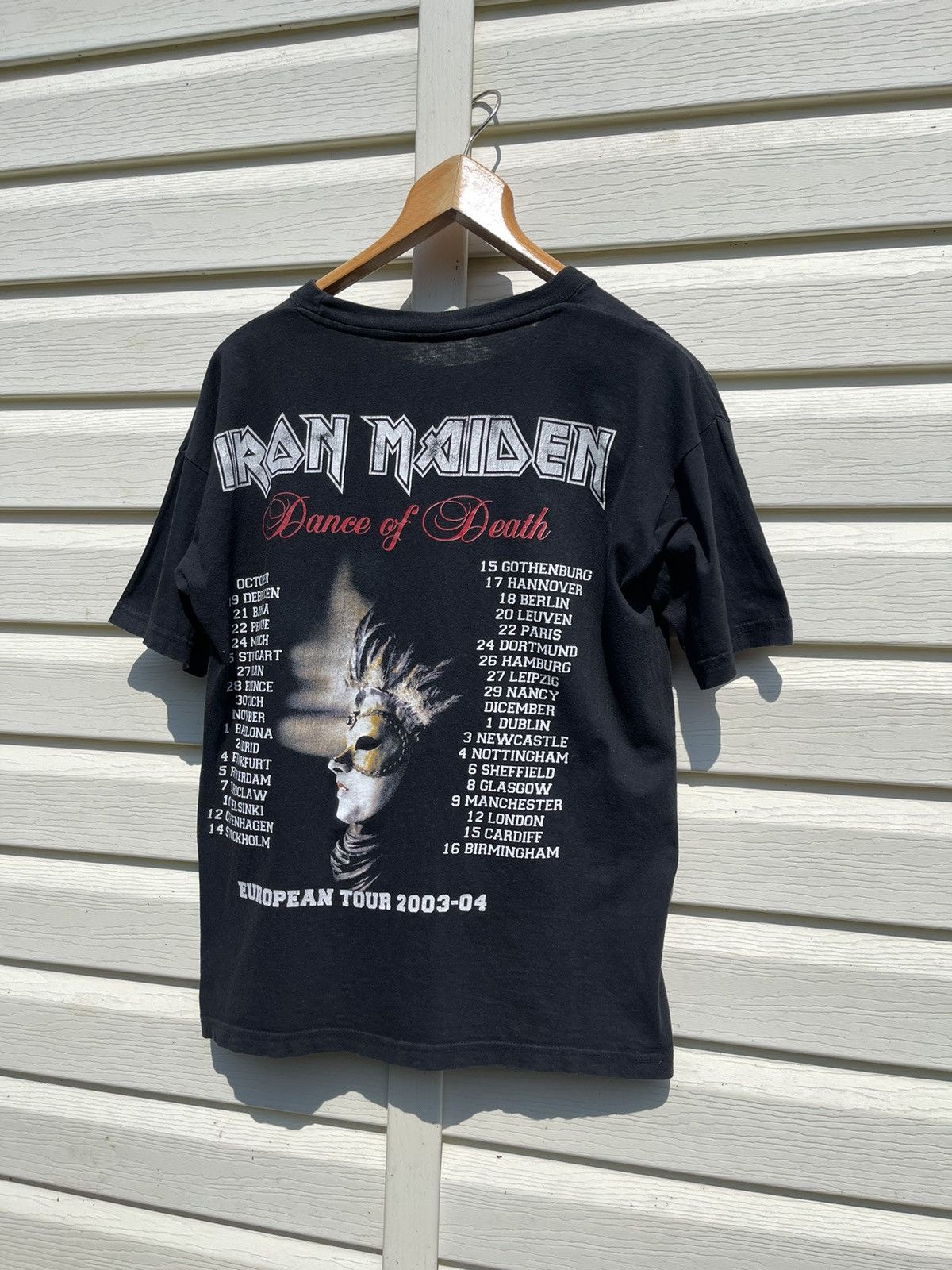 Band Tees Iron Maiden Dance of Death Vintage Y2k Boxy Tour Tee Size US L / EU 52-54 / 3 - 2 Thumbnail