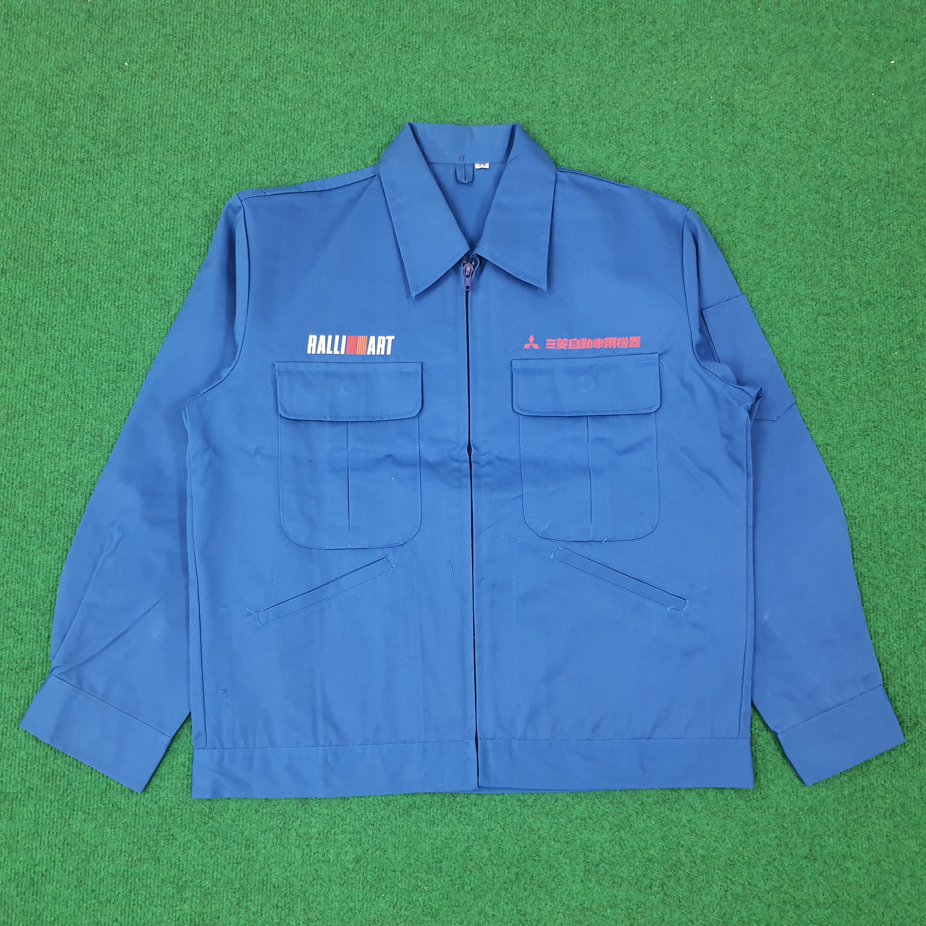 Japanese Brand × Vintage Vintage Mitsubishi RalliArt Japan Motorsports Jacket C220N10 Size US M / EU 48-50 / 2 - 3 Thumbnail