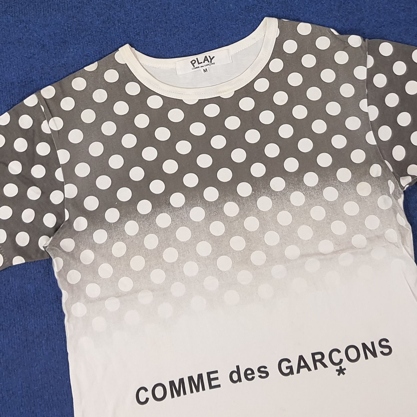 Comme des Garcons PLAY Vintage Comme Des Garcons PLAY Polka Dot Tshirt C249N119 Size US M / EU 48-50 / 2 - 2 Thumbnail