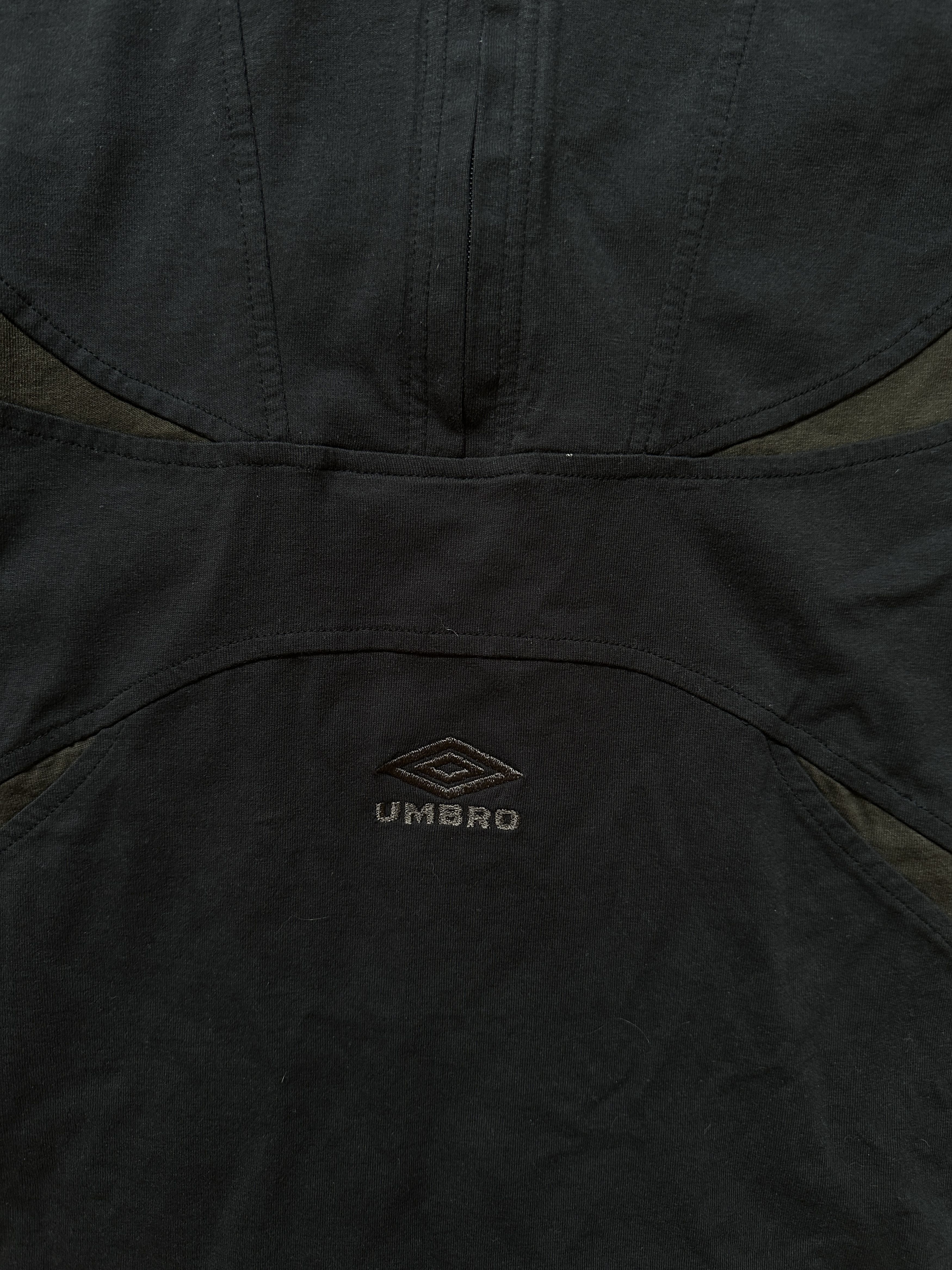Umbro Slam Jam x Umbro Quarter-Zip Pullover Jersey – Black/Olive Size US L / EU 52-54 / 3 - 3 Thumbnail
