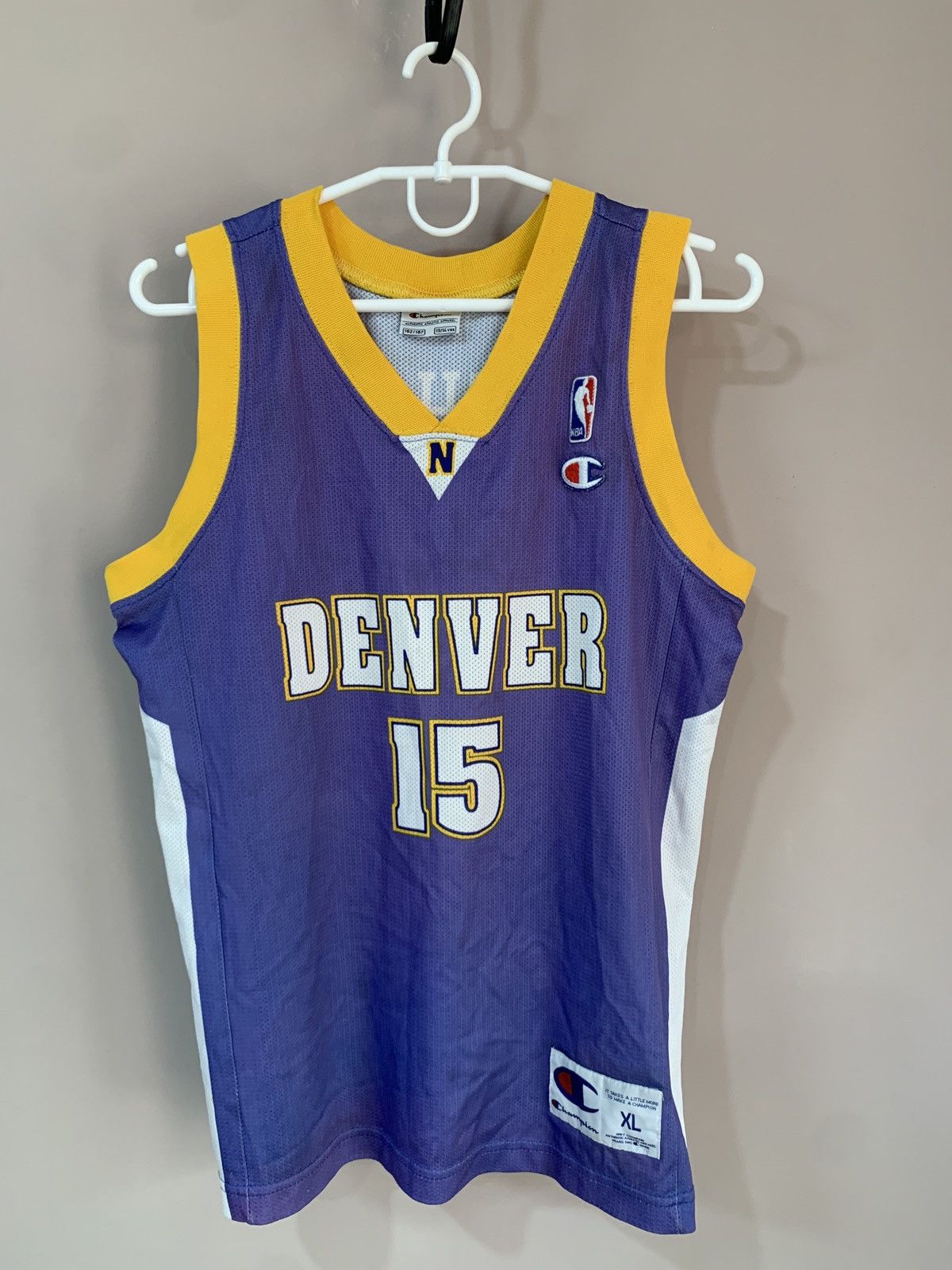 Champion × NBA × Vintage Denver Nuggets Basketball Jersey Vintage NBA ANTHONY #15 Size US S / EU 44-46 / 1 - 1 Thumbnail
