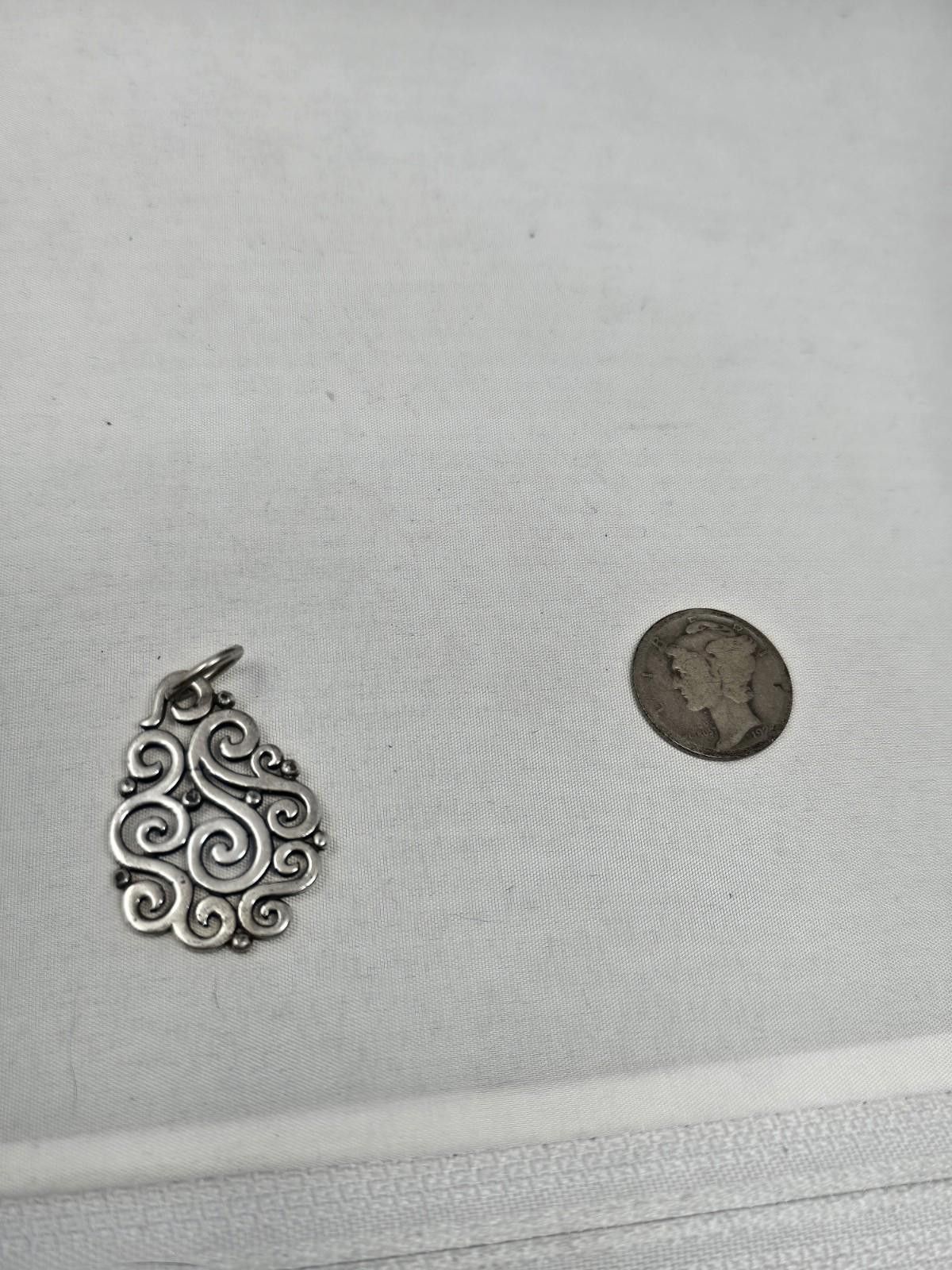 Other James Avery Sorrento Scrollwork Pendant Large Sterling Size ONE SIZE - 4 Thumbnail