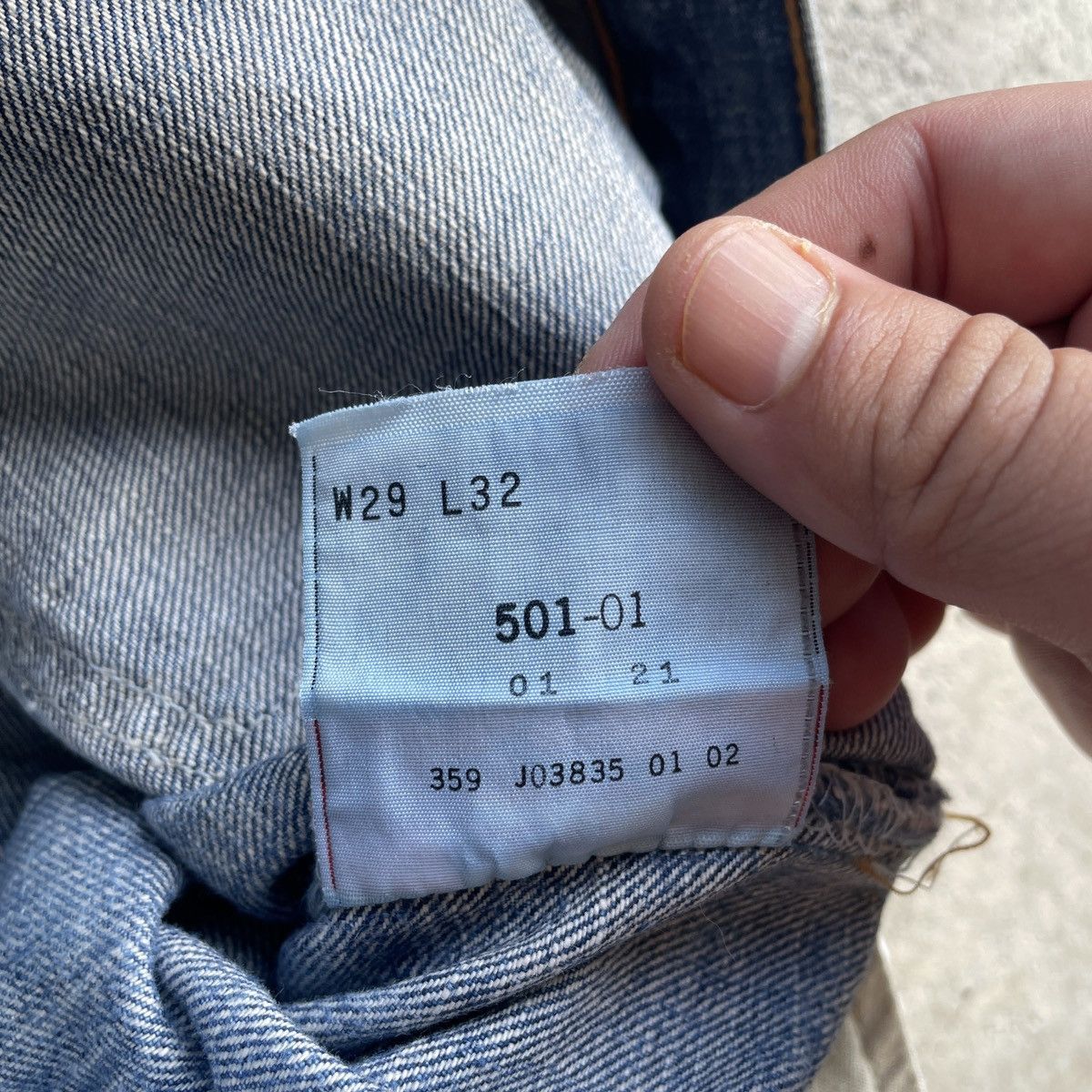 Levi's W29💥 Vintage Levi’s 501 Faded Jeans Denim Pants Distressed Size US 29 - 9 Thumbnail