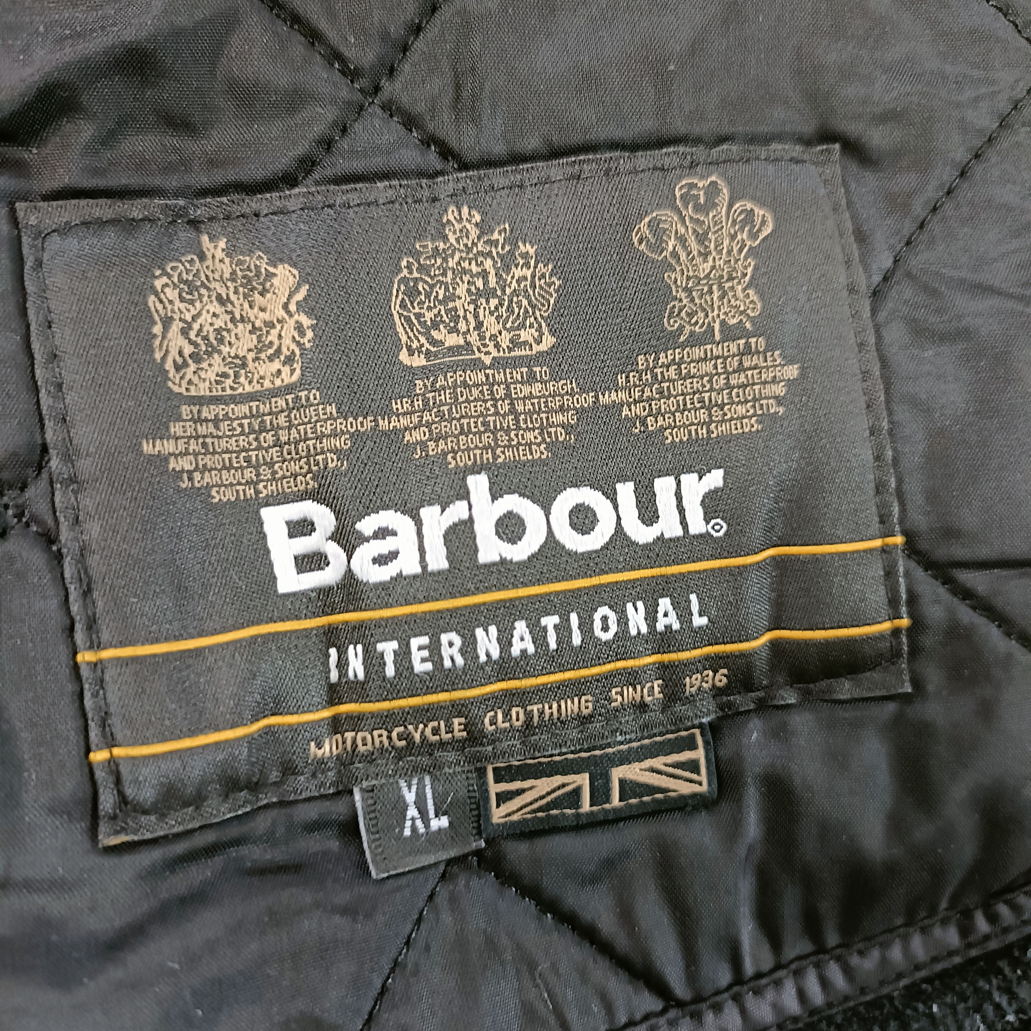 Barbour International Men's Black Quilted ARIEL POLARQUIL Jacket ! Size US XL / EU 56 / 4 - 4 Thumbnail