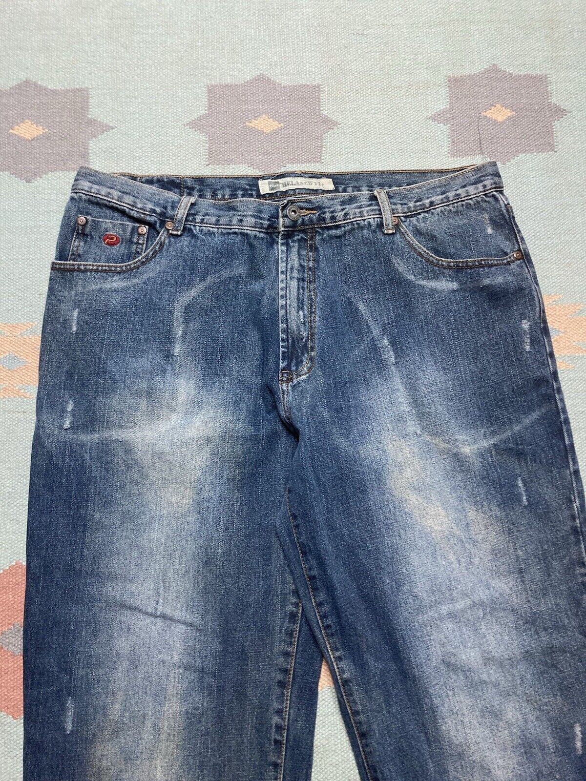 JNCO × Vintage Vtg y2k baggy jeans paco pipes faded skater JNCO style 40x31 Size US 40 / EU 56 - 6 Thumbnail