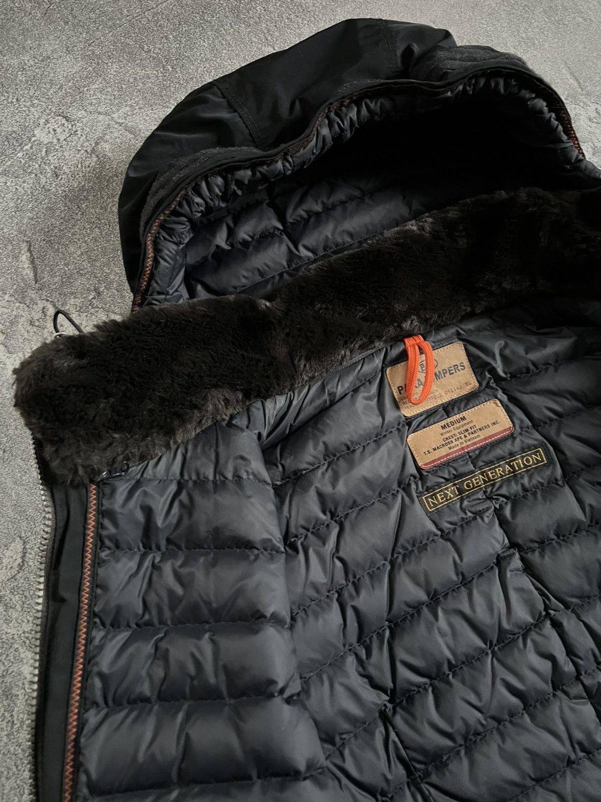 Parajumpers Parajumpers Long Winter Parka Down Jacket Black Natural Sz M Size M / US 6-8 / IT 42-44 - 9 Thumbnail