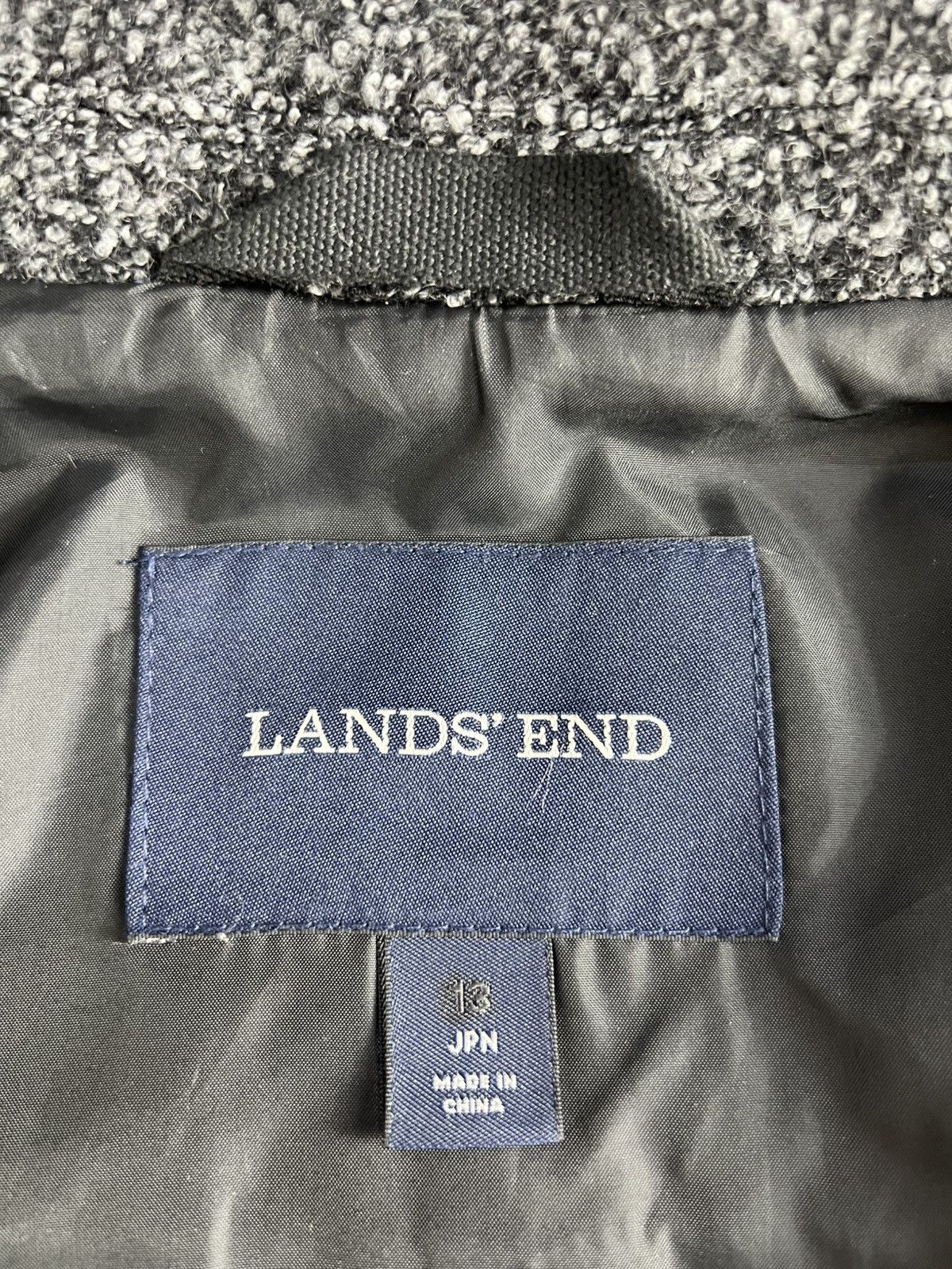 Japanese Brand × Lands' End × Vintage LANDS END WOOL JACKET Size S / US 4 / IT 40 - 9 Thumbnail