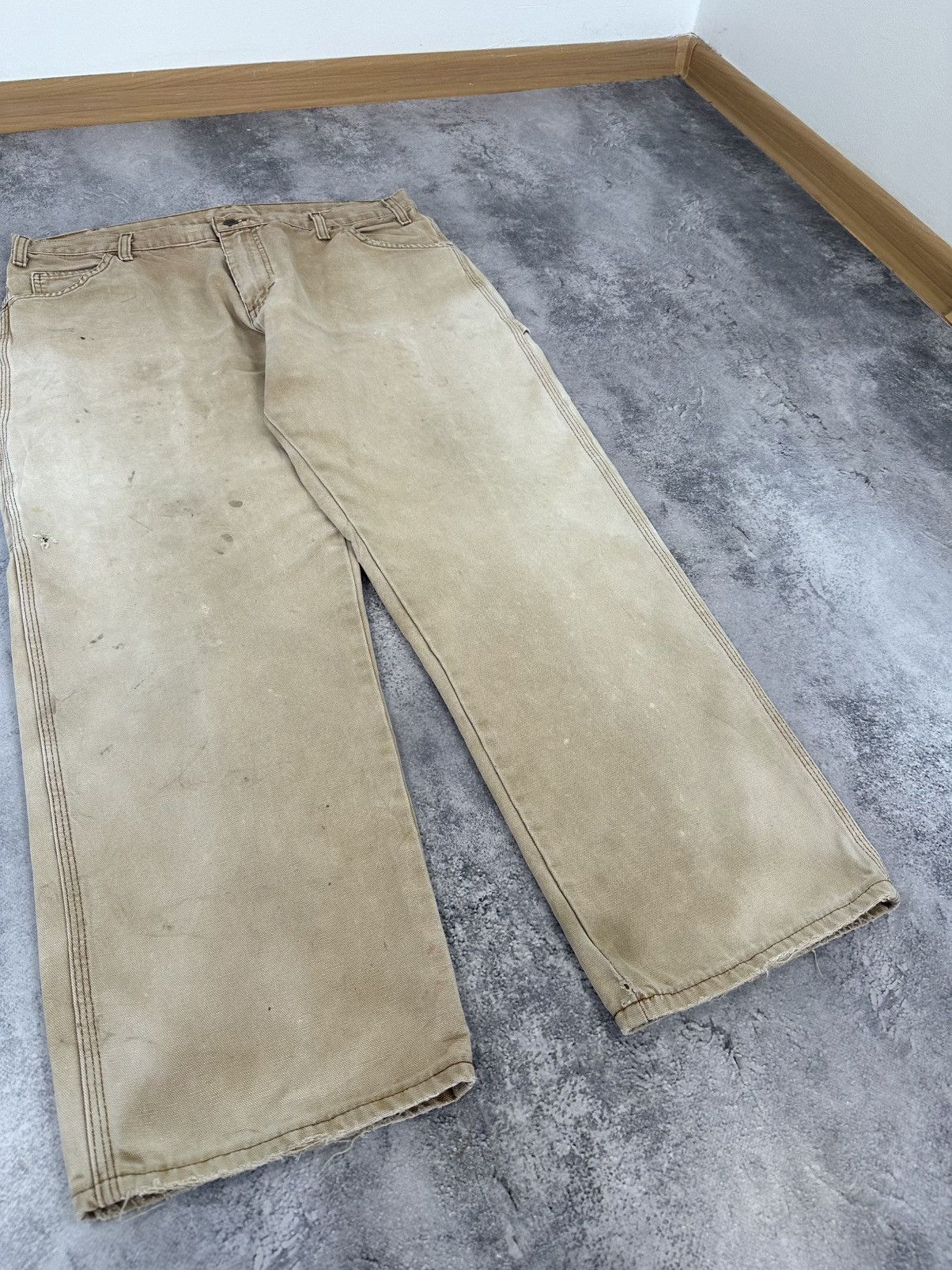 Dickies Vintage 90s Dickies USA Carpenter Utility Baggy Work Pants Size US 38 / EU 54 - 10 Thumbnail