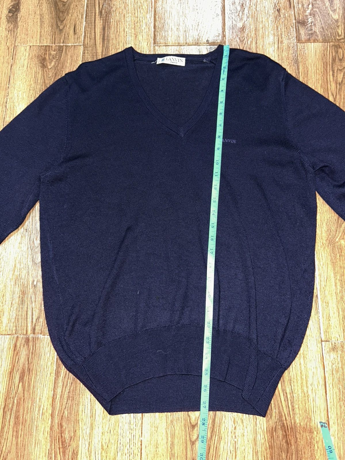 Lanvin Lanvin V-neck Wool Knitt Sweater Size US M / EU 48-50 / 2 - 9 Thumbnail