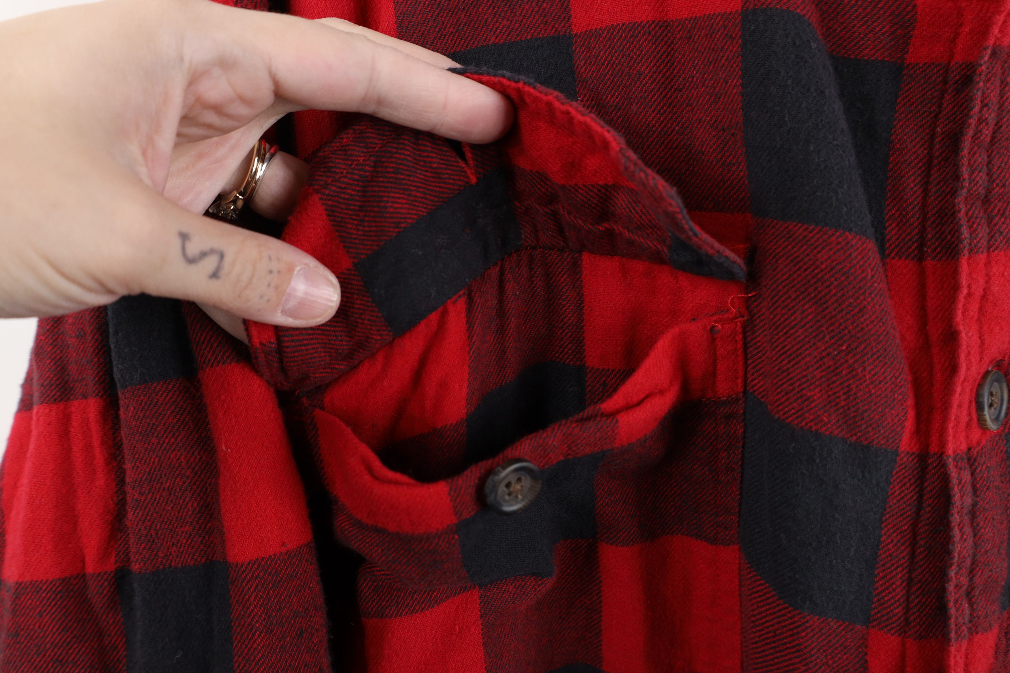 Vintage Vintage 90s Streetwear Flannel Button Shirt Jacket Jac Size US XXL / EU 58 / 5 - 6 Thumbnail