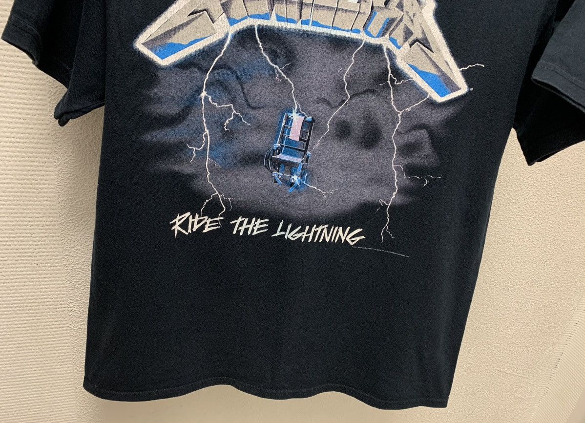 Metallica Metallica Ride the lighting vintage rock band t-shirt M 2007 Size US M / EU 48-50 / 2 - 6 Thumbnail