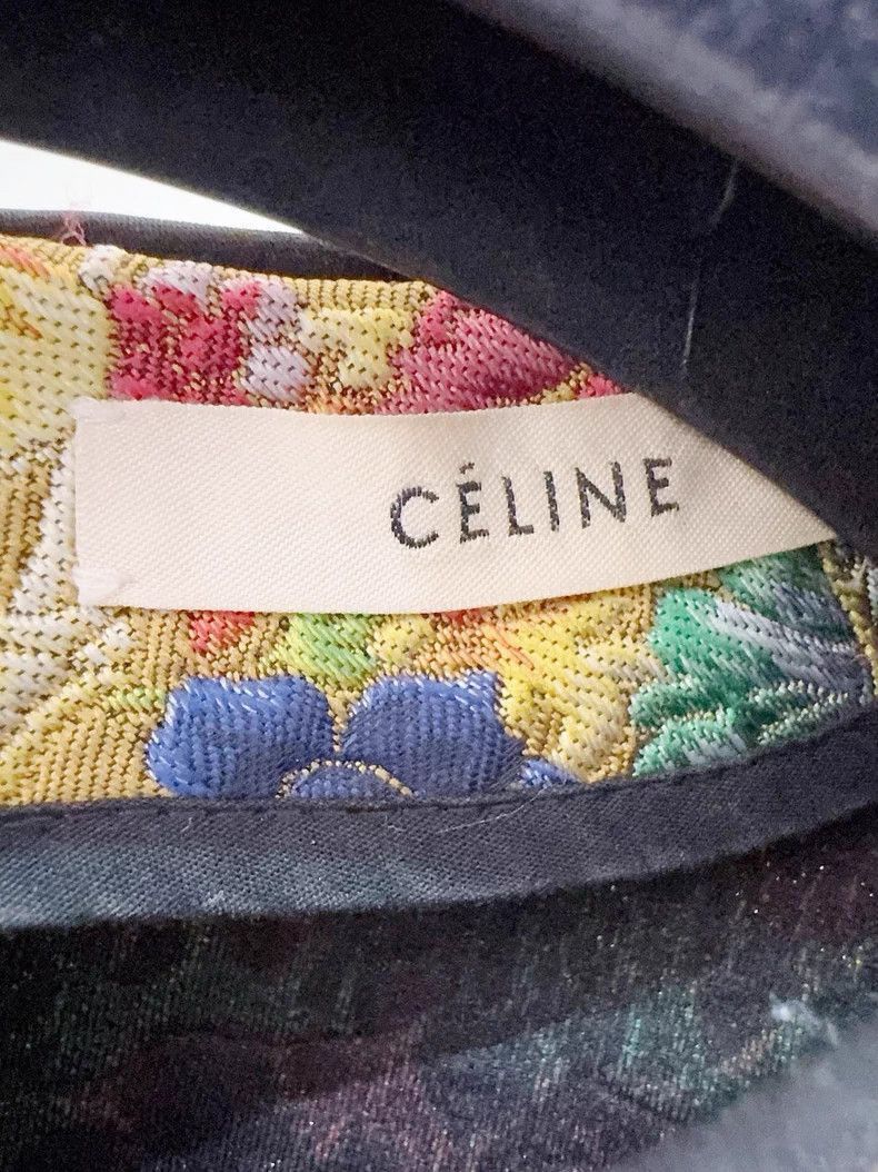Celine Old Celine Floral Pattern Dress Size S / US 4 / IT 40 - 3 Thumbnail