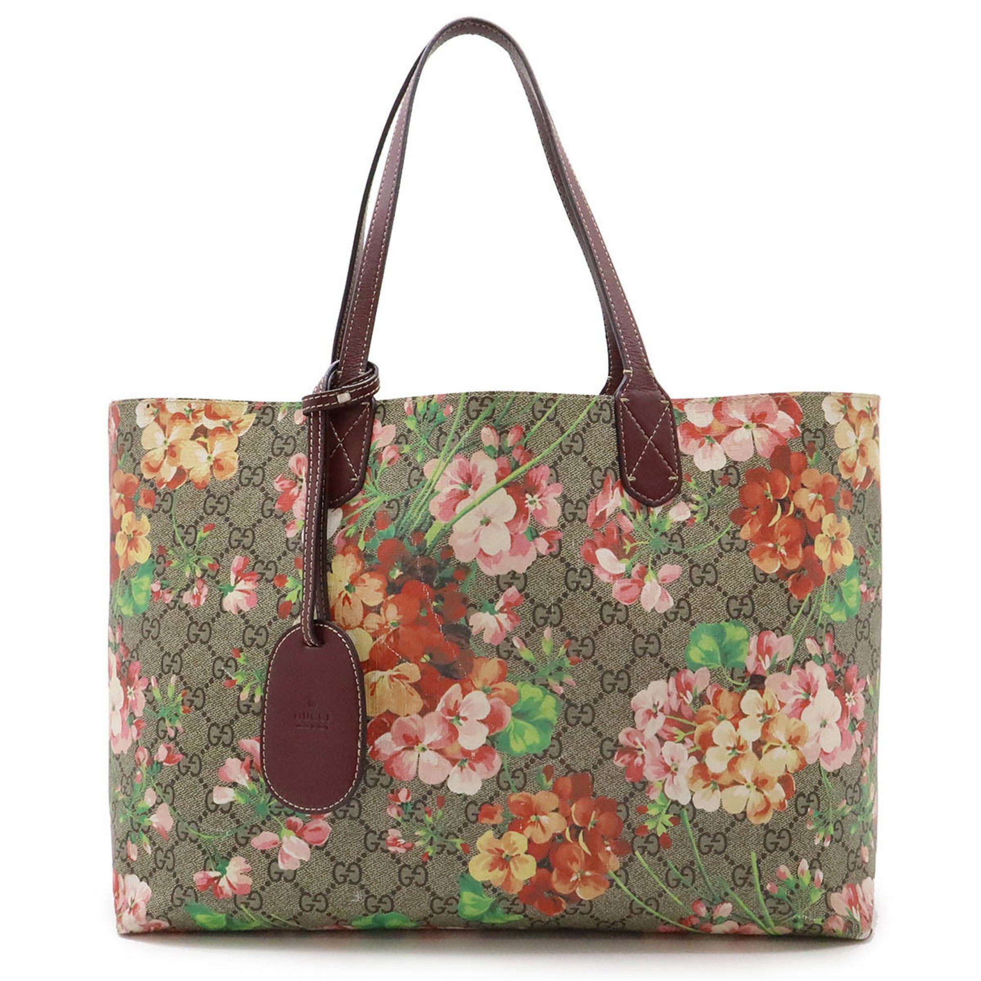 Gucci Gucci Reversible Tote Blooms GG Print Leather Size ONE SIZE - 1 Preview