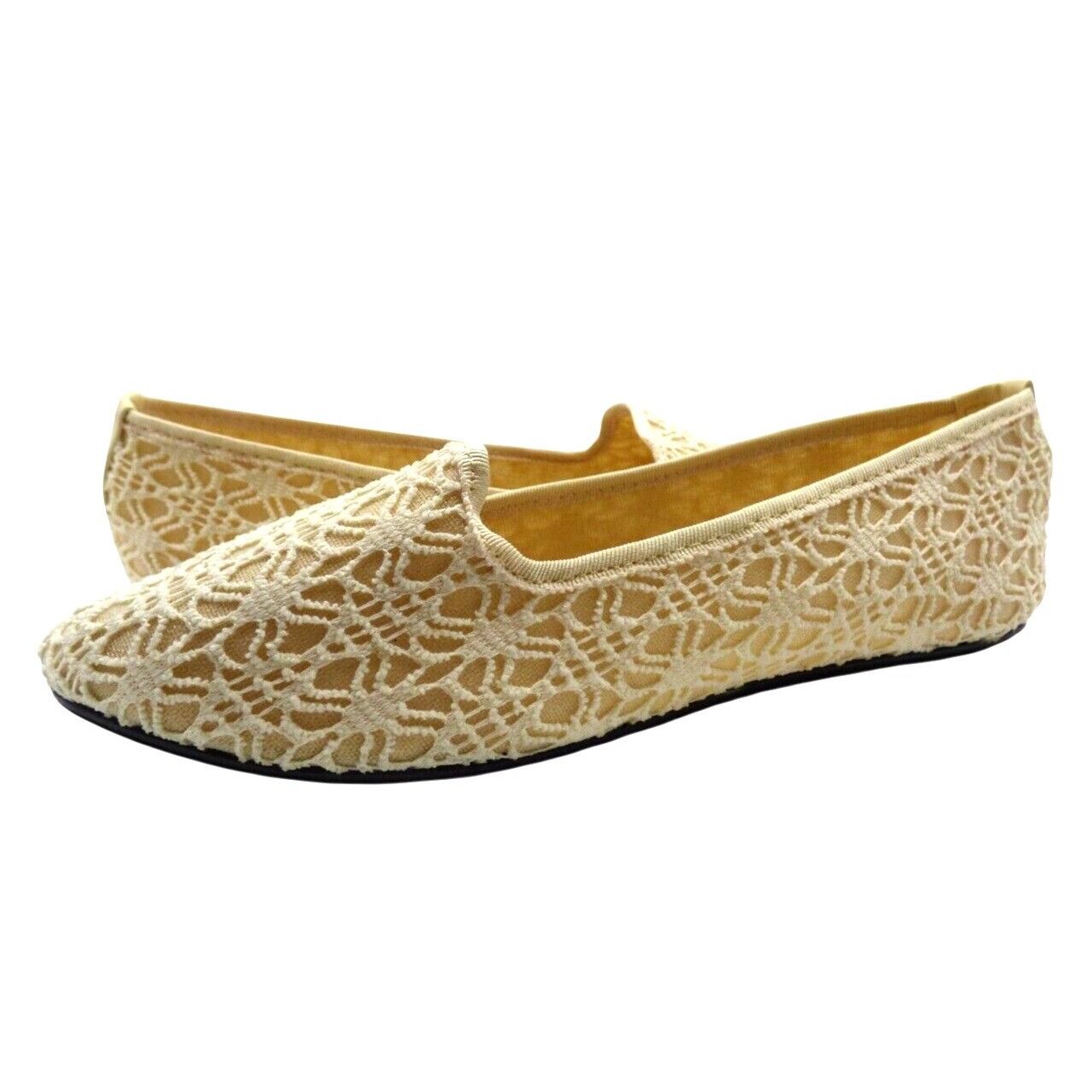 Other Red Circle Women’s Jillian Fabric Flats, Beige/Cream, Size 5 Size US 5.5 / IT 35.5 - 2 Thumbnail
