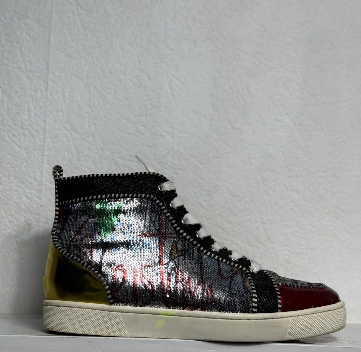Christian Louboutin Christian Louboutin Graffiti Sequin High Sneakers Size 41 Size US 8 / EU 41 - 8 Thumbnail