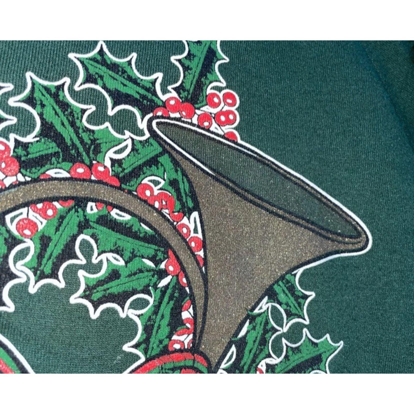 Jerzees Jerzees Pullover Sweater Womens Large Christmas Tassel Horn Size US L / EU 52-54 / 3 - 6 Thumbnail