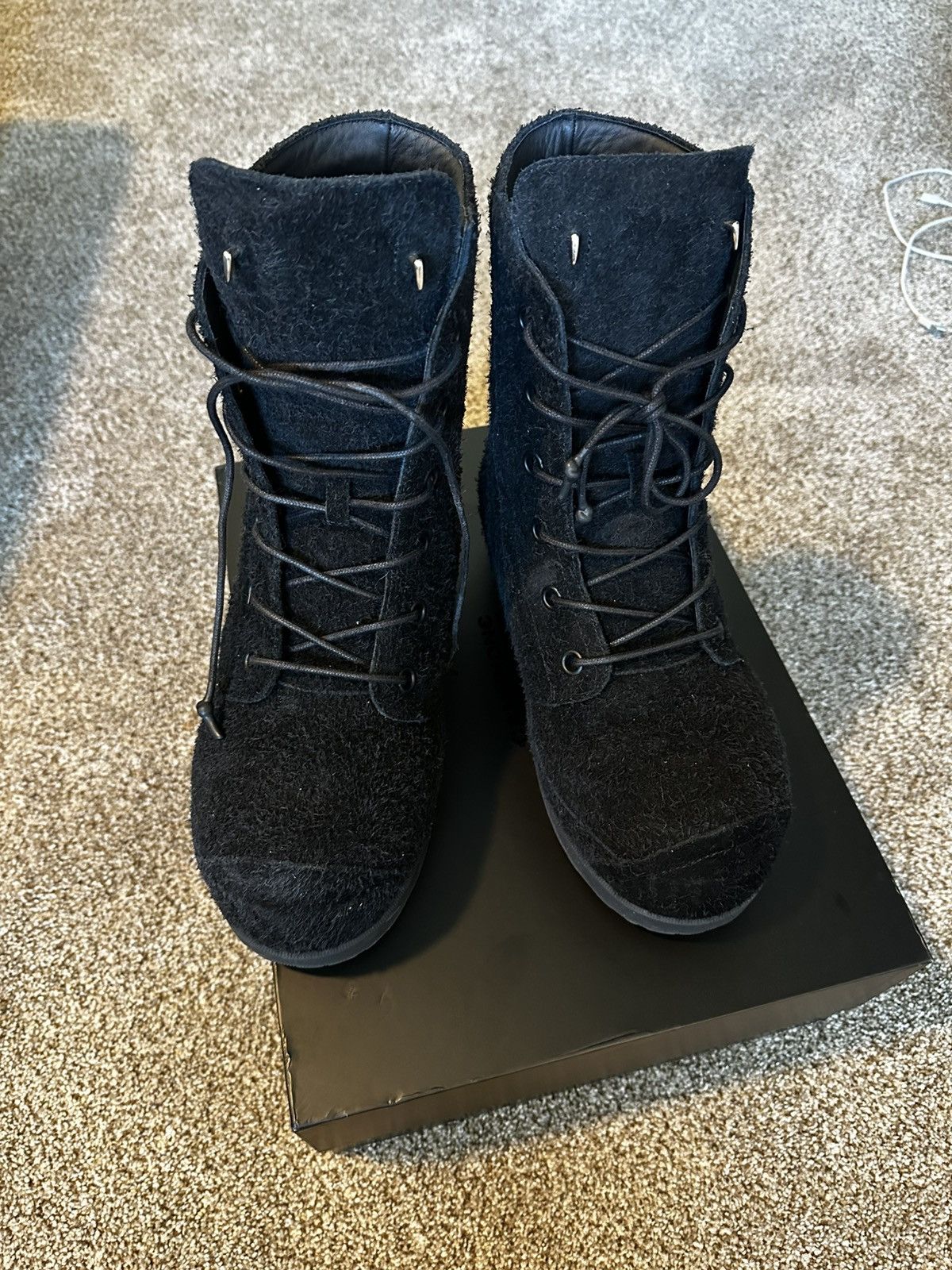 1199 Bazo 1199 x cannnone kiwi noir black boots | Grailed