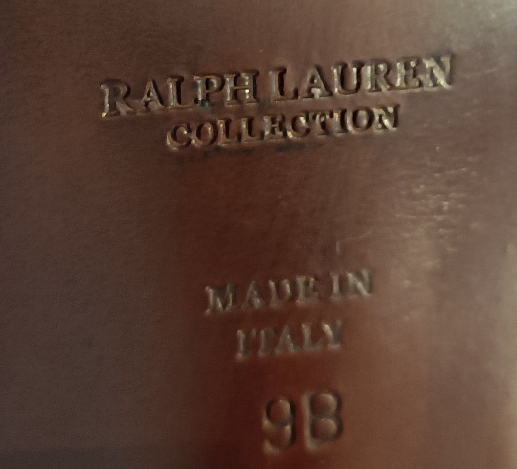Leather × Ralph Lauren × Ralph Lauren Purple Label Polo Ralph Lauren Purple Label Vachetta Sandals Leather Size US 9.5 / IT 39.5 - 8 Thumbnail