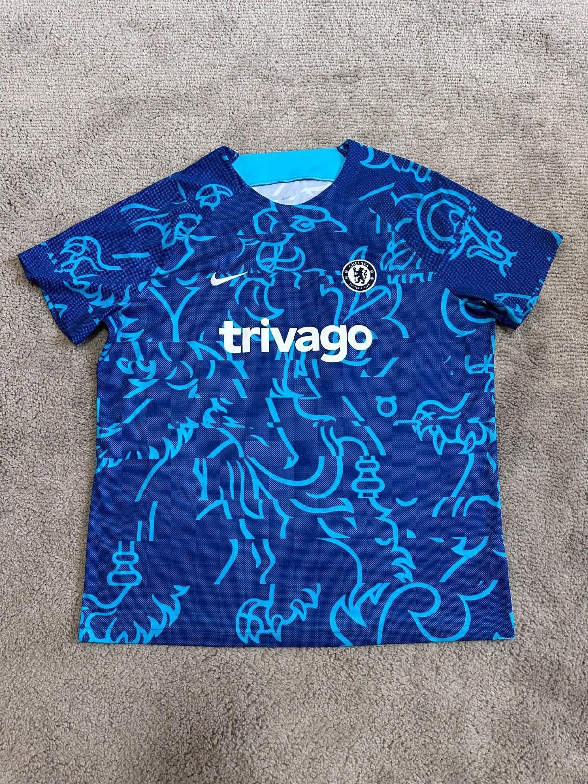 Nike 2022-23 Chelsea Nike Football Soccer Training Shirt Sz XXL Size US XXL / EU 58 / 5 - 1 Thumbnail