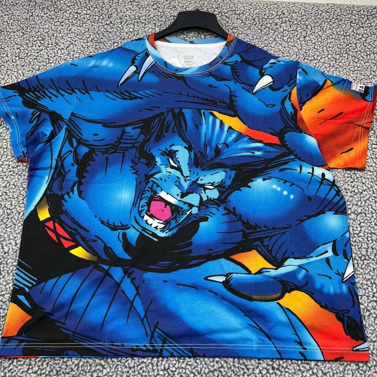 Marvel X-Men Beast Oversized All Over Print Retro Bait 3XL