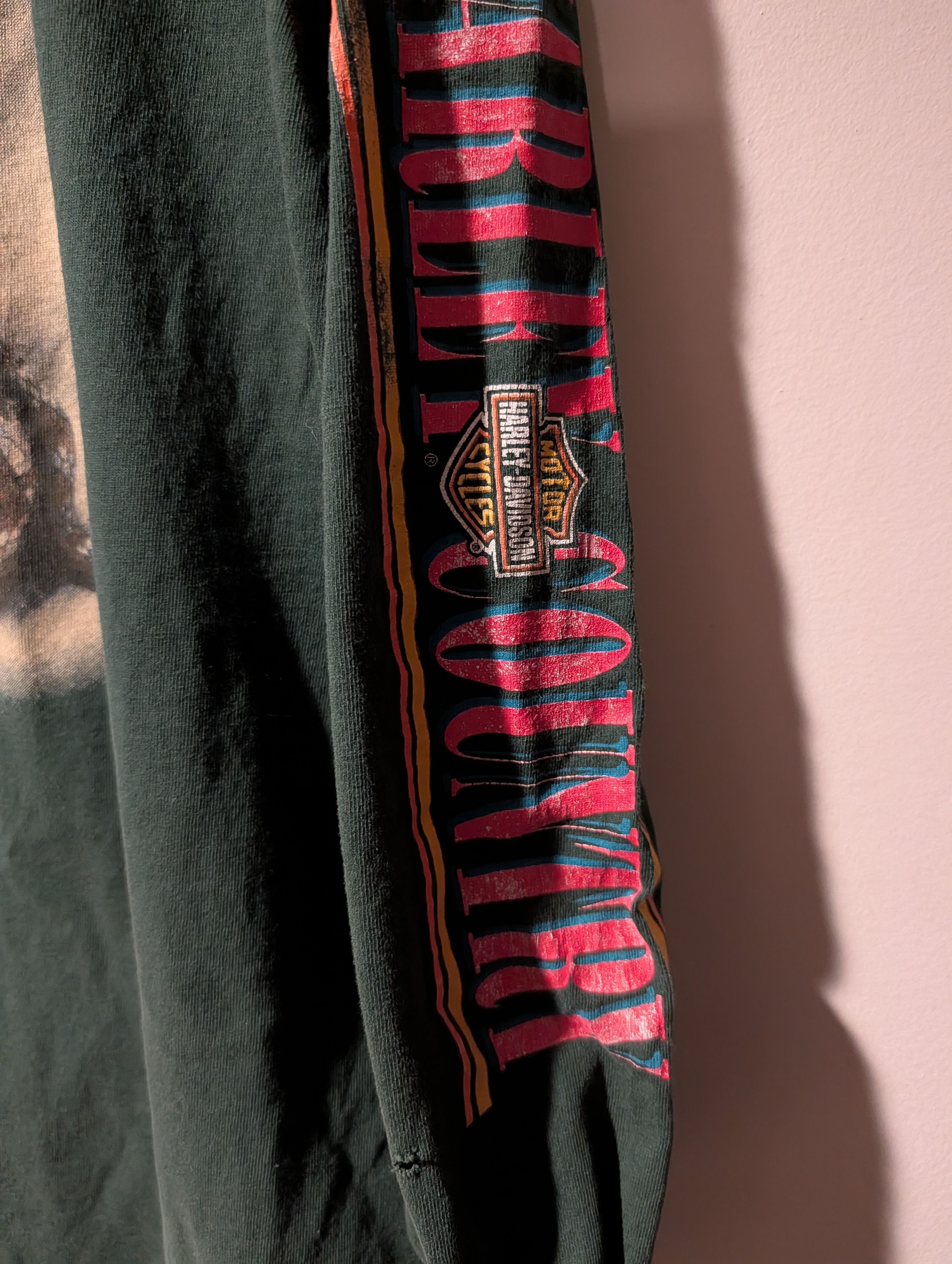 Harley Davidson Vintage Harley Davidson Long Sleeve Shirt Sidewinder Mens L Size US L / EU 52-54 / 3 - 3 Thumbnail