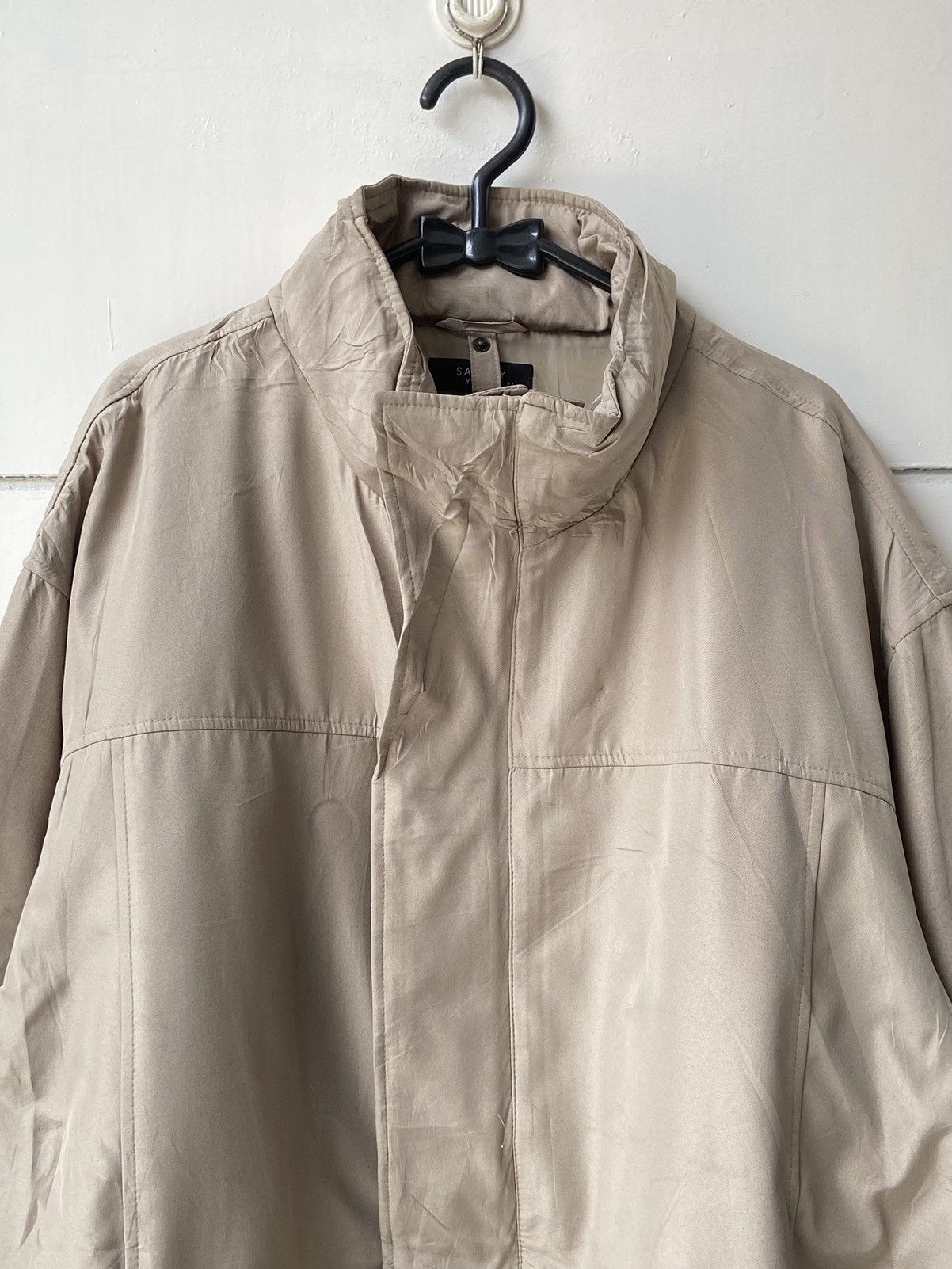 Designer × Japanese Brand × Yohji Yamamoto SACSNY Y’SACCS Beige Zip Jacket Size US L / EU 52-54 / 3 - 11 Thumbnail