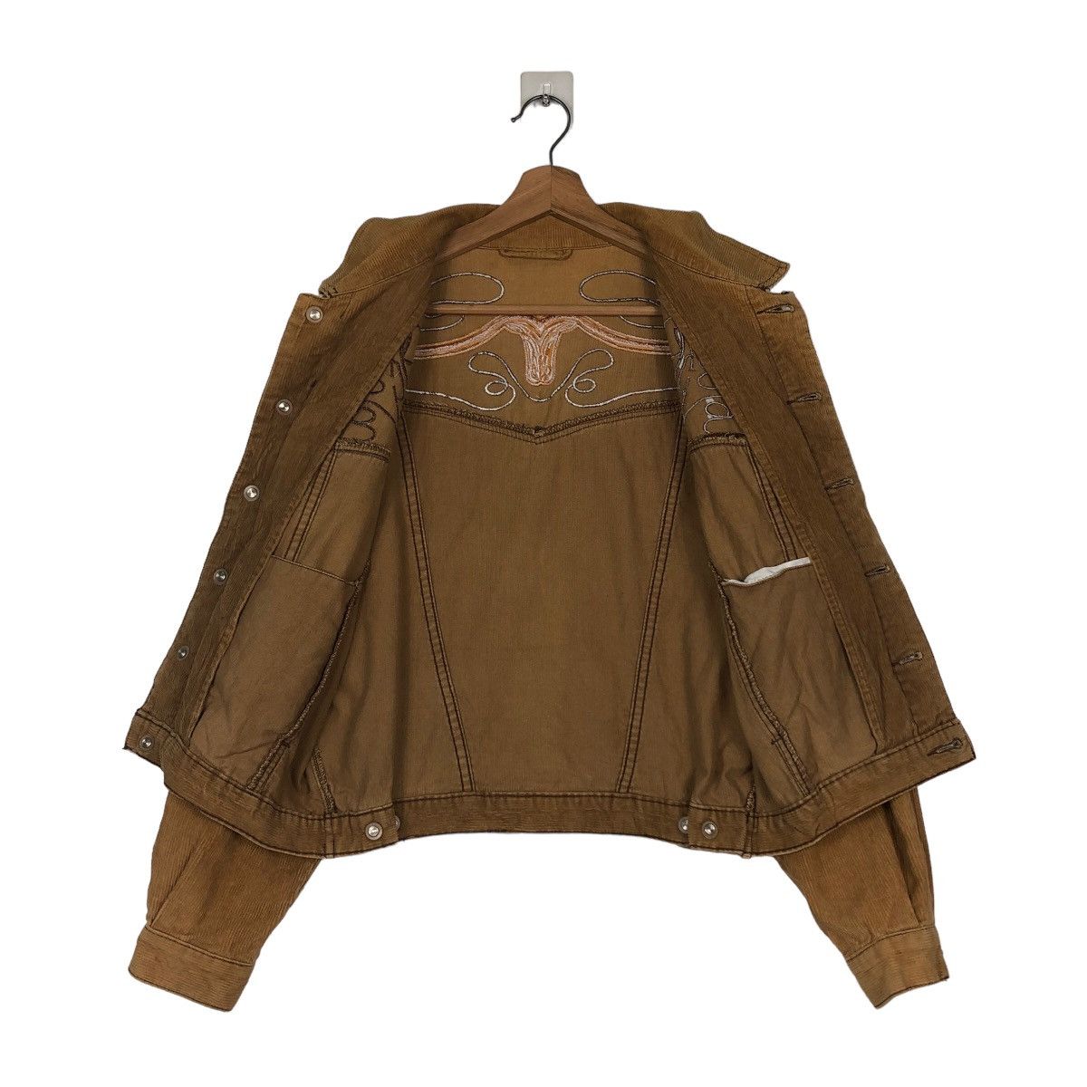 Japanese Brand 🔥Cropped Cowboy Jacket Corduroy Biker Wear Size US M / EU 48-50 / 2 - 13 Thumbnail