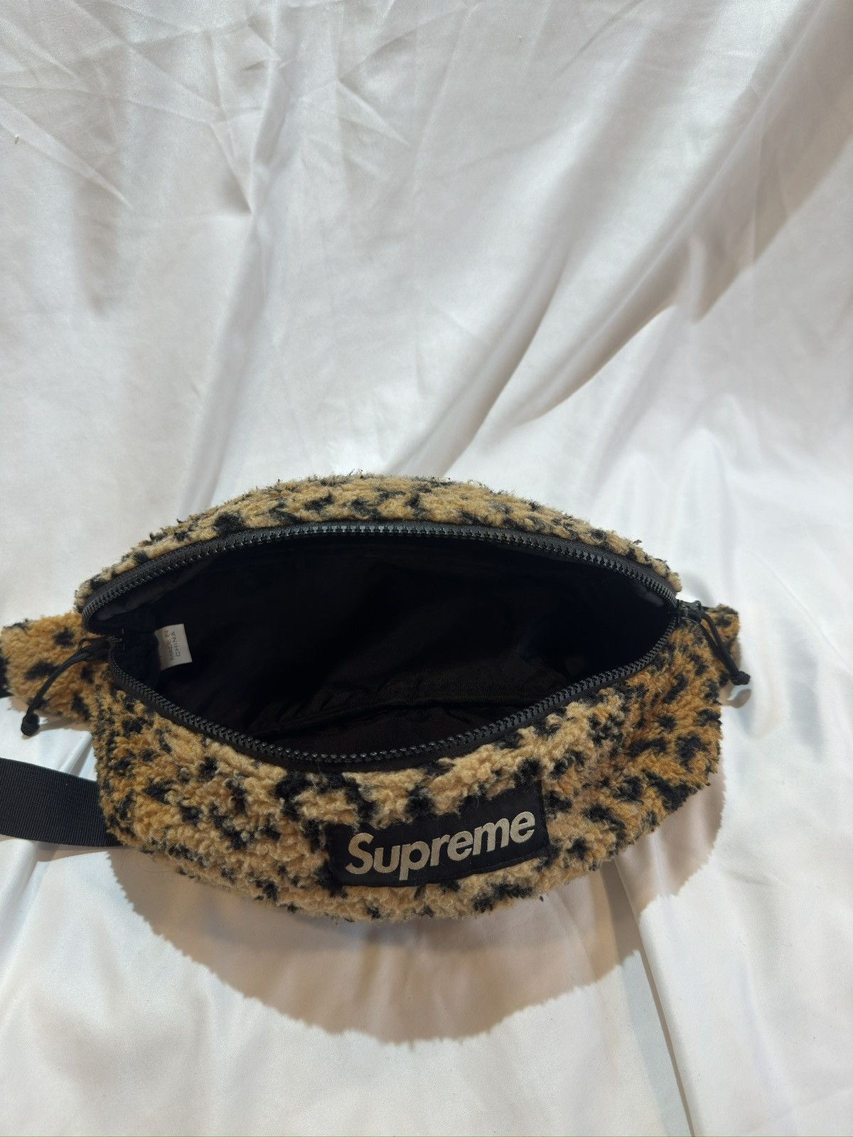 Supreme Supreme Leopard Fleece Waist Bag Size ONE SIZE - 6 Thumbnail