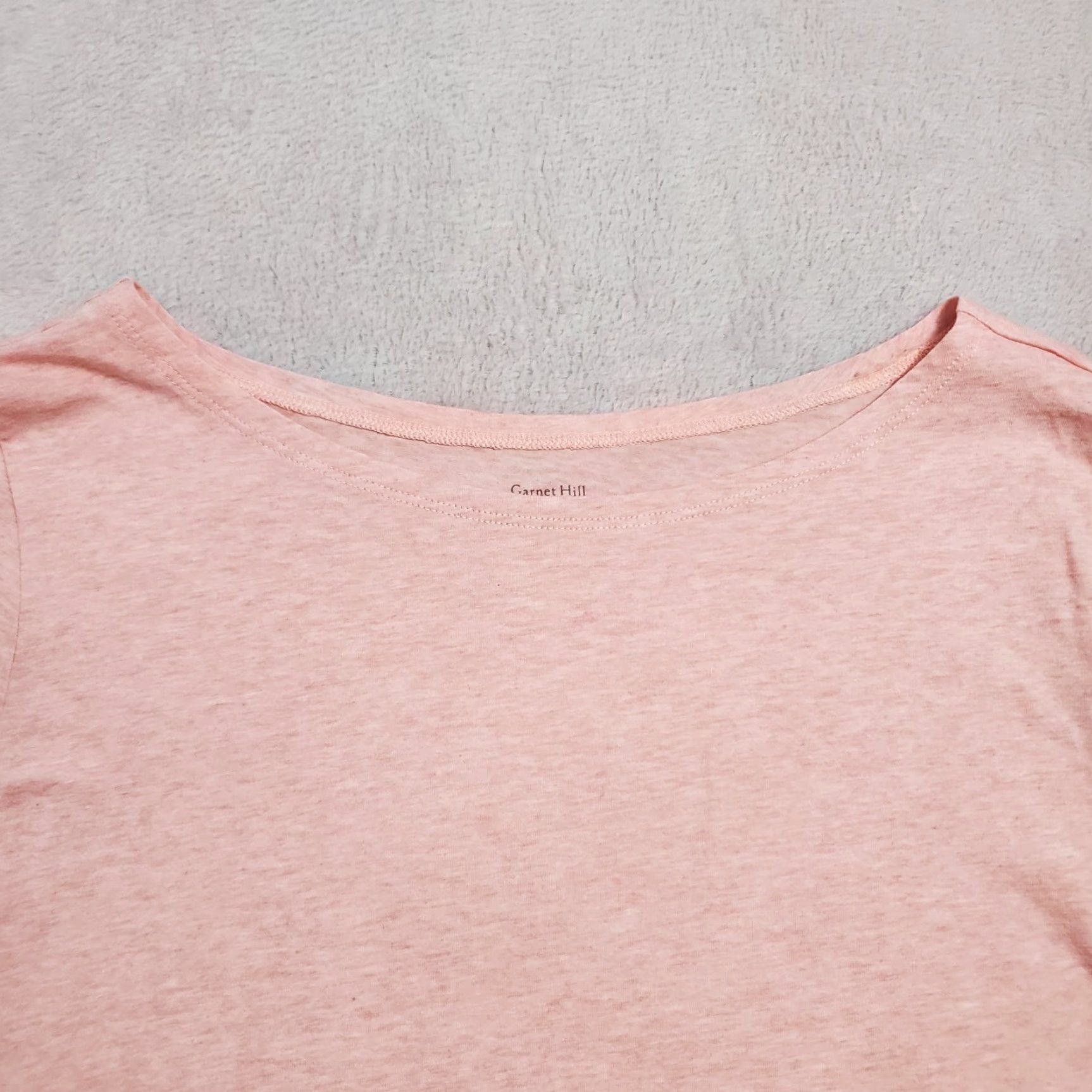 Vintage Garnet Hill Top Women XL Pink Soft Organic Pima Cotton Blend 3/4 Sleeve Capsule Shirt Womens Size XL / US 12-14 / IT 48-50 - 4 Thumbnail