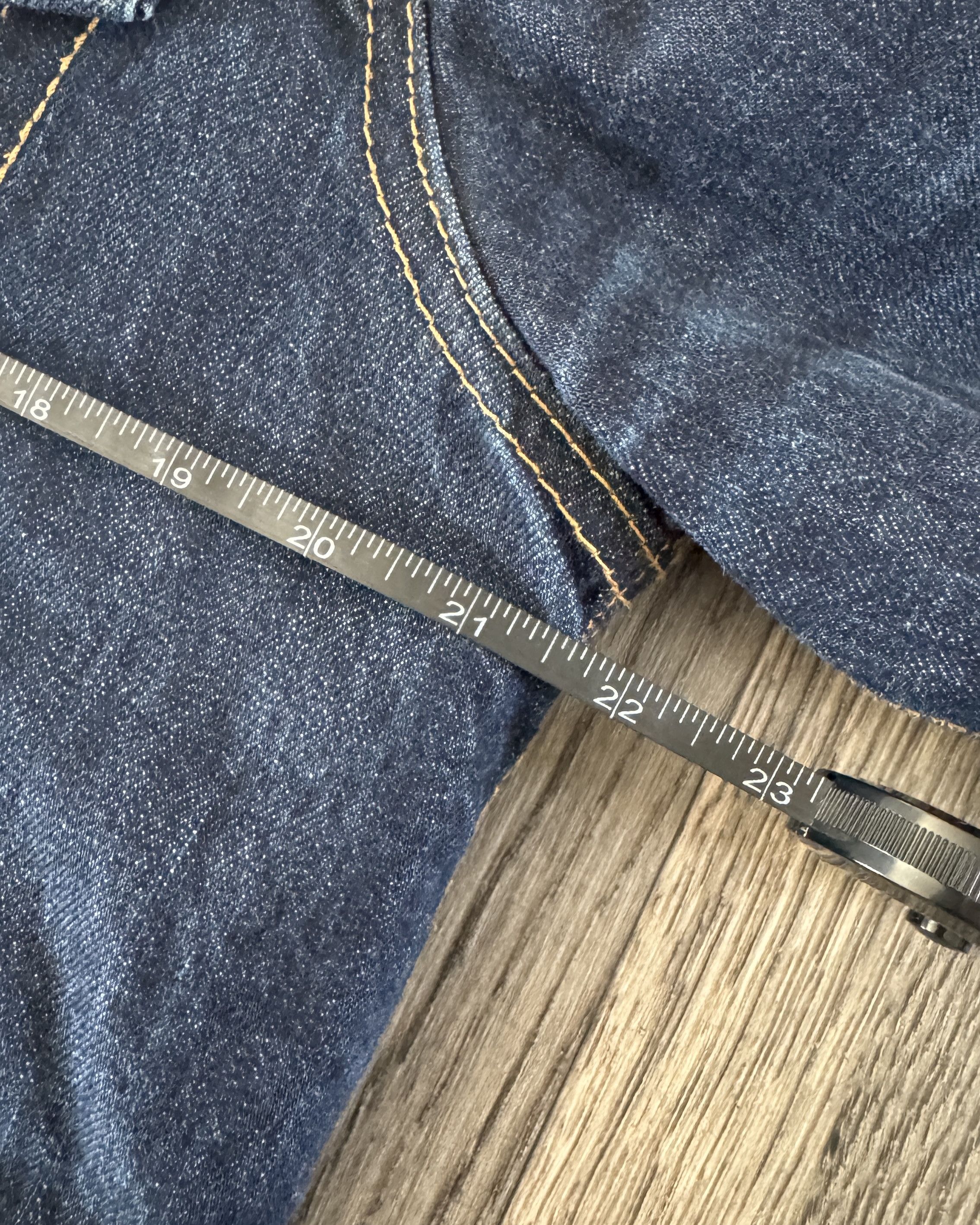 Levi's Levi Dark Washed Sherpa Denim Jacket Size US L / EU 52-54 / 3 - 3 Thumbnail