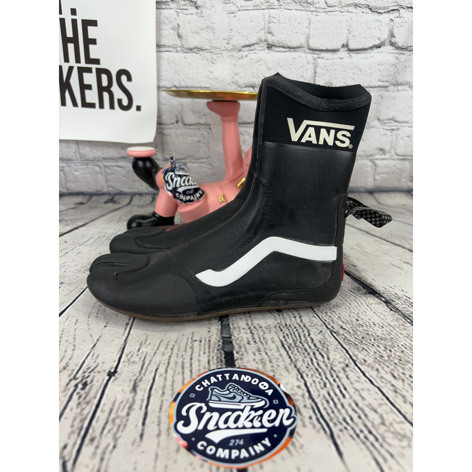 Vans Vans Surf Boot Hi ST 3MM Womens 7.5 Black Water Surfing Shoe Size US 7.5 / IT 37.5 - 3 Thumbnail