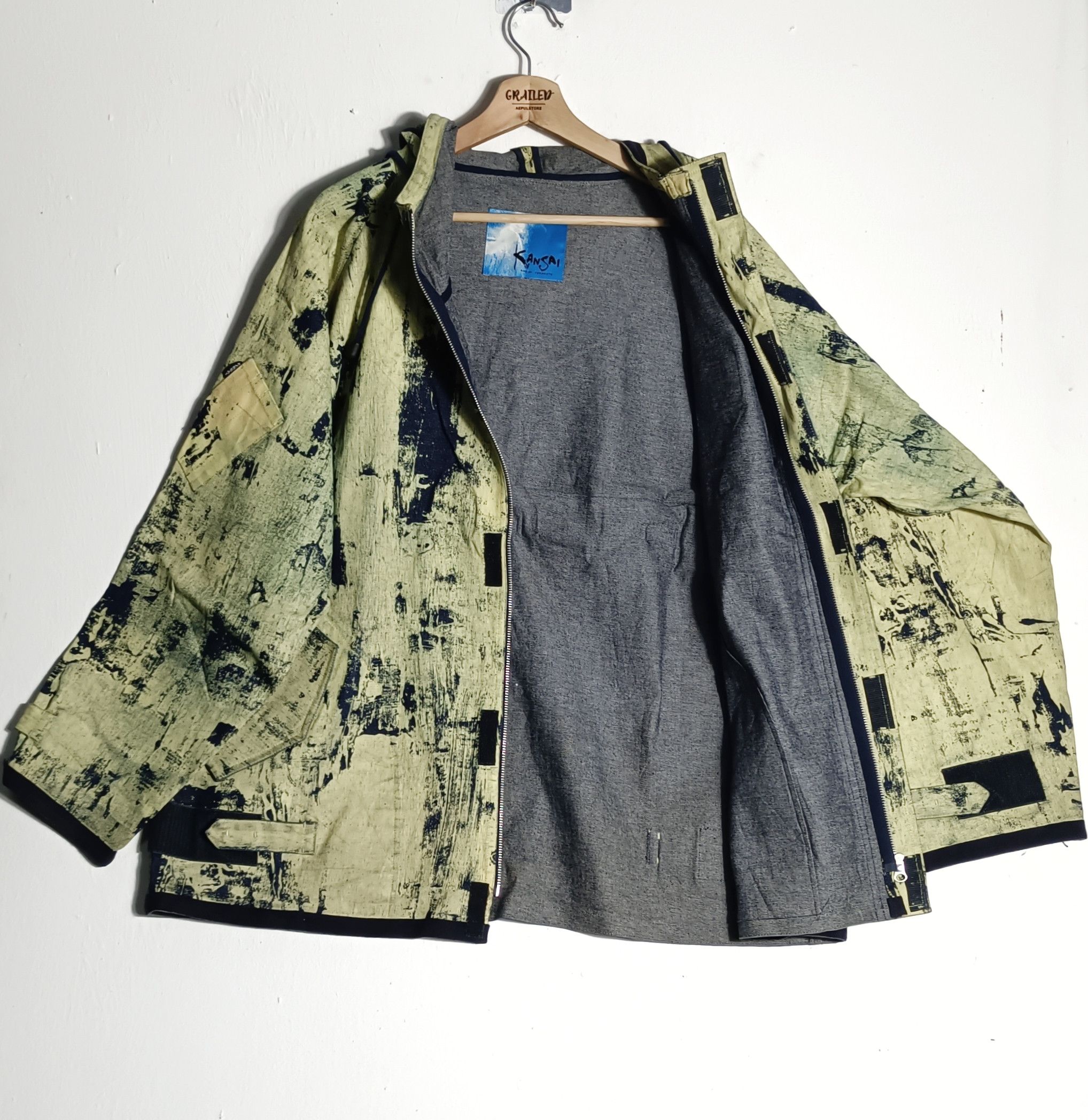 Kansai Yamamoto Vintage 90’s kansai Denim Jacket Size US L / EU 52-54 / 3 - 1 Thumbnail