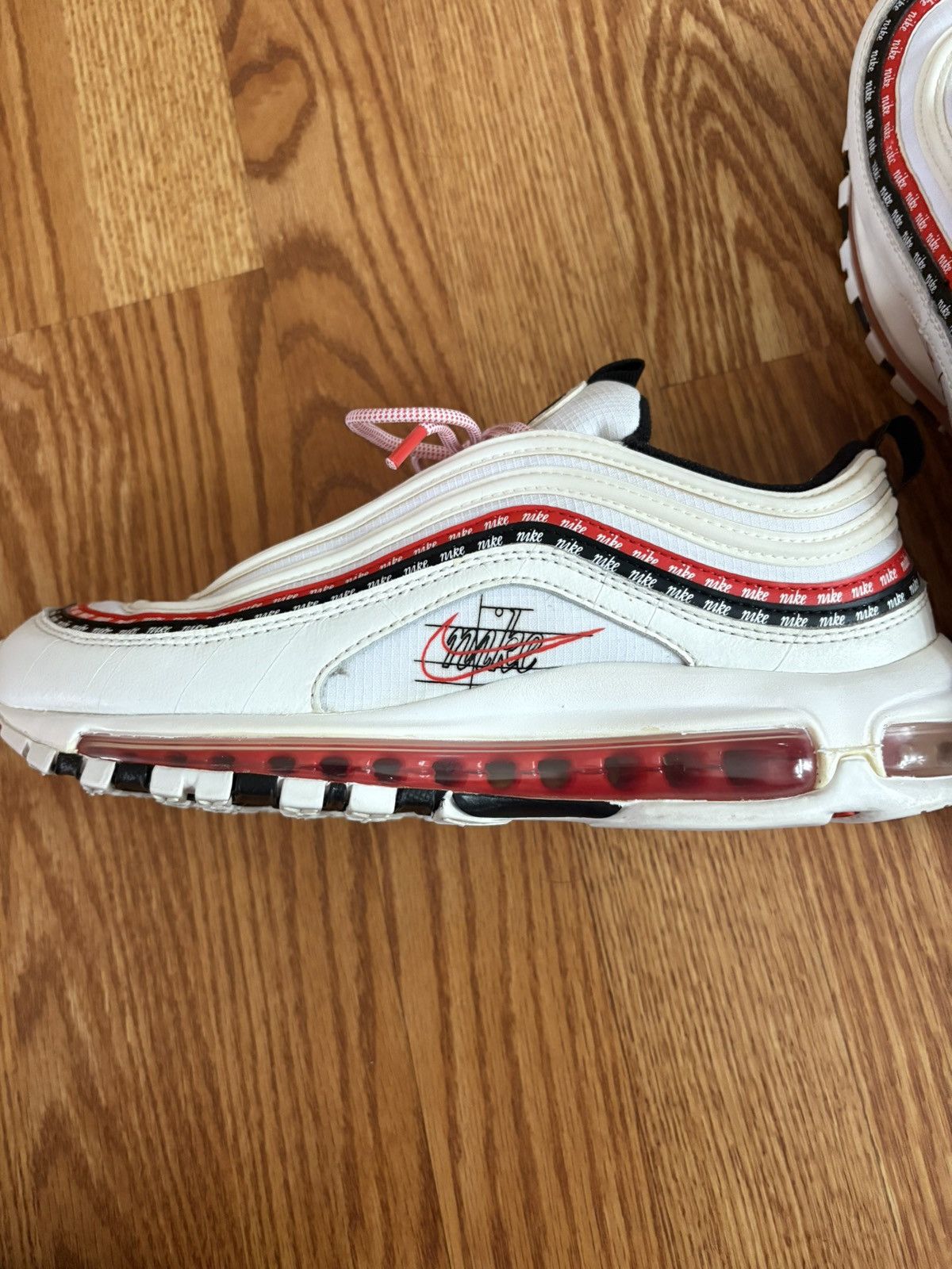 Nike Nike Air Max 97 Script Swoosh special edition Size US 8 / EU 41 - 5 Thumbnail