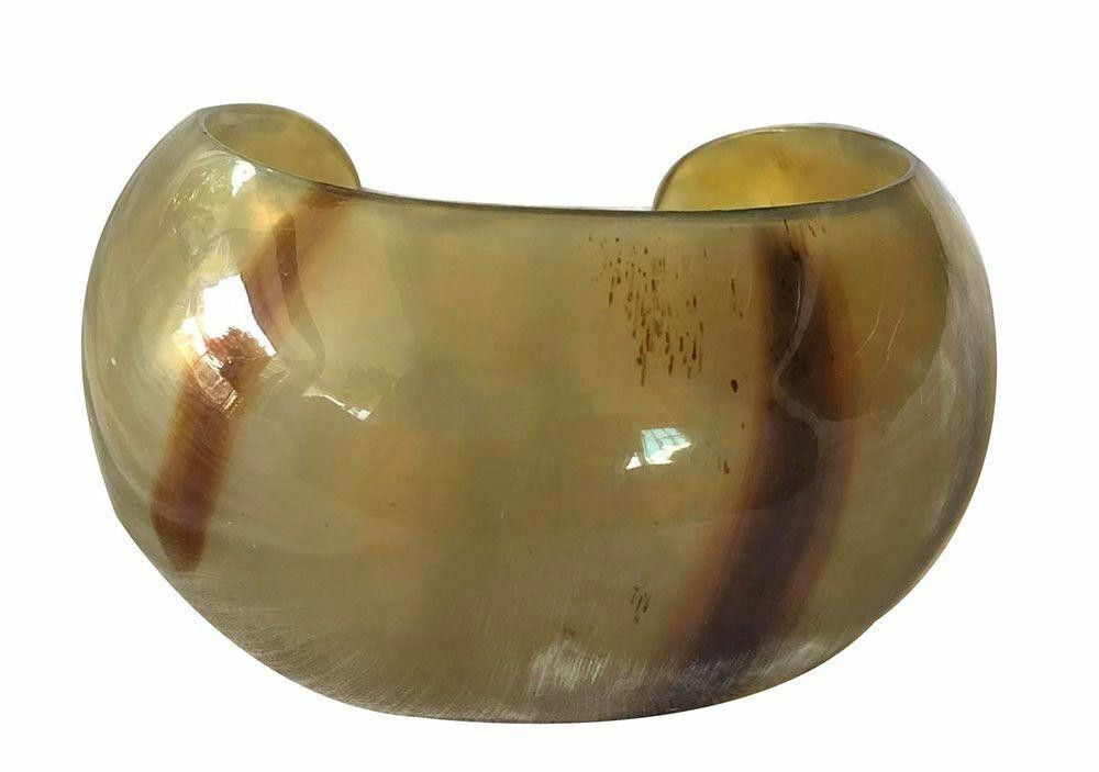 Designer New Textured Cow Horn Bracelet. Size ONE SIZE - 2 Thumbnail