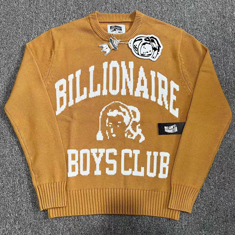 Billionaire Boys Club BBC US Intarsia Knit Crew Neck Sweater Q7 Size US M / EU 48-50 / 2 - 1 Thumbnail