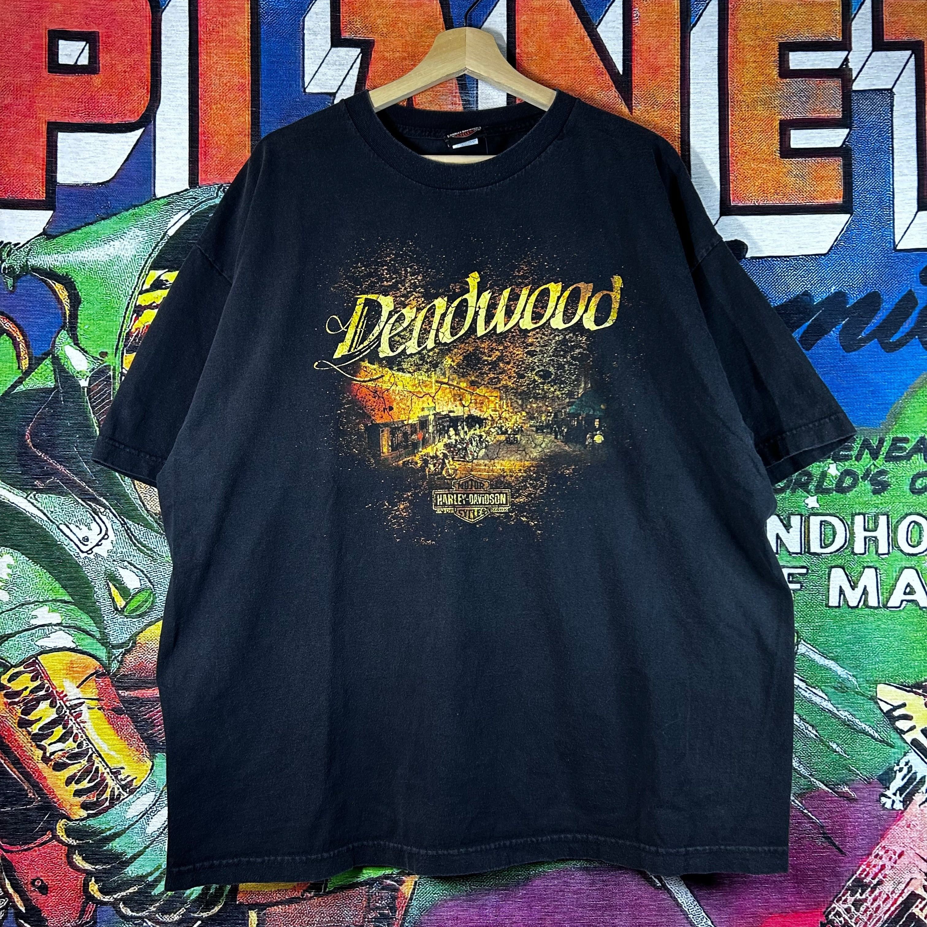 Harley Davidson × Vintage Harley Davidson ‘Deadwood’ South Dakota Tee Size 2XL Size US XXL / EU 58 / 5 - 1 Thumbnail