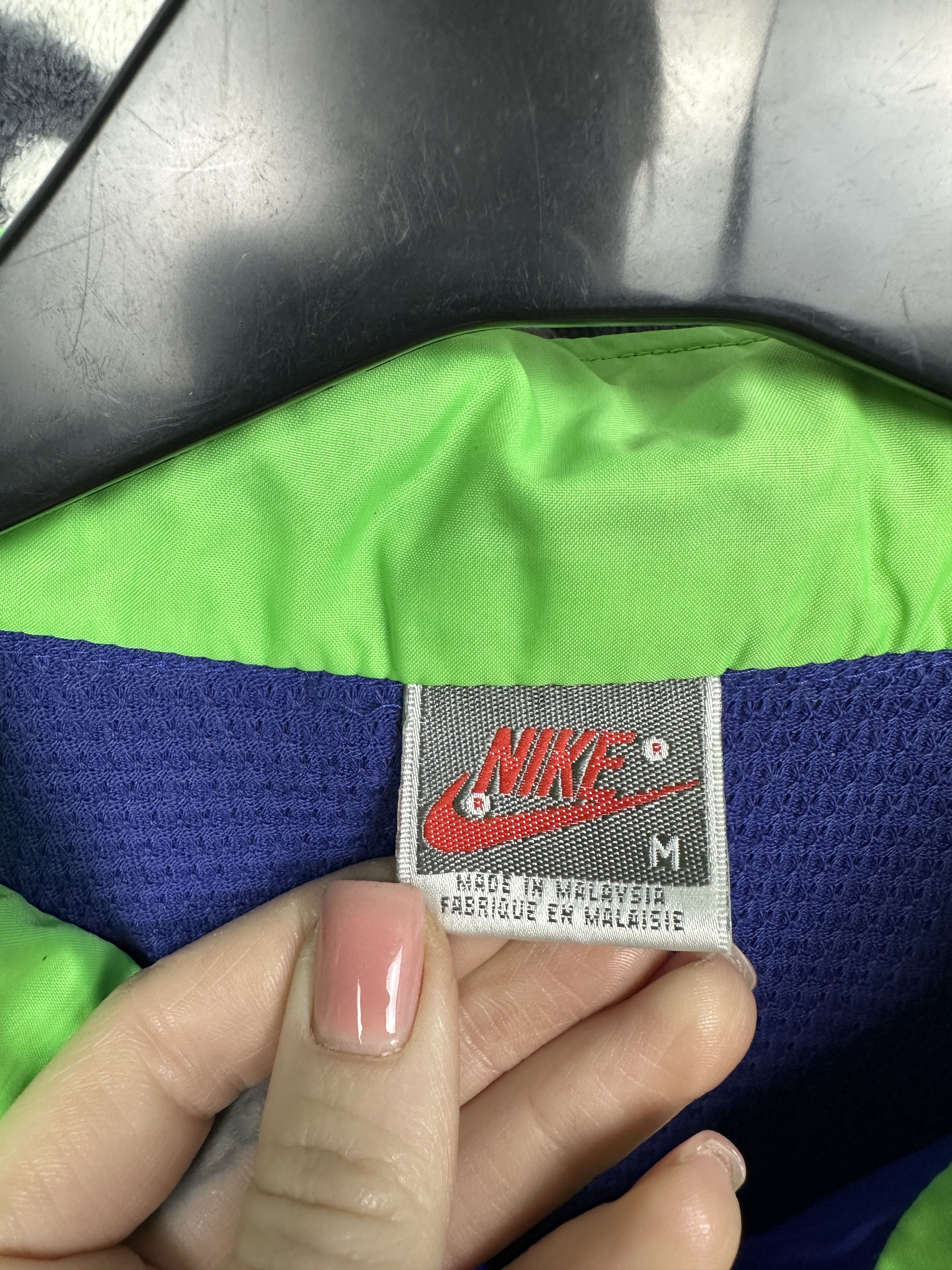 Nike Nike 90s Vintage Mens Nylon Jacket Big Logo Size US M / EU 48-50 / 2 - 8 Thumbnail