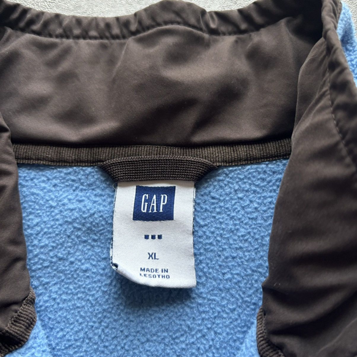 Gap Y2k baby blue gap pullover fleece quarter zip Size US XL / EU 56 / 4 - 4 Thumbnail